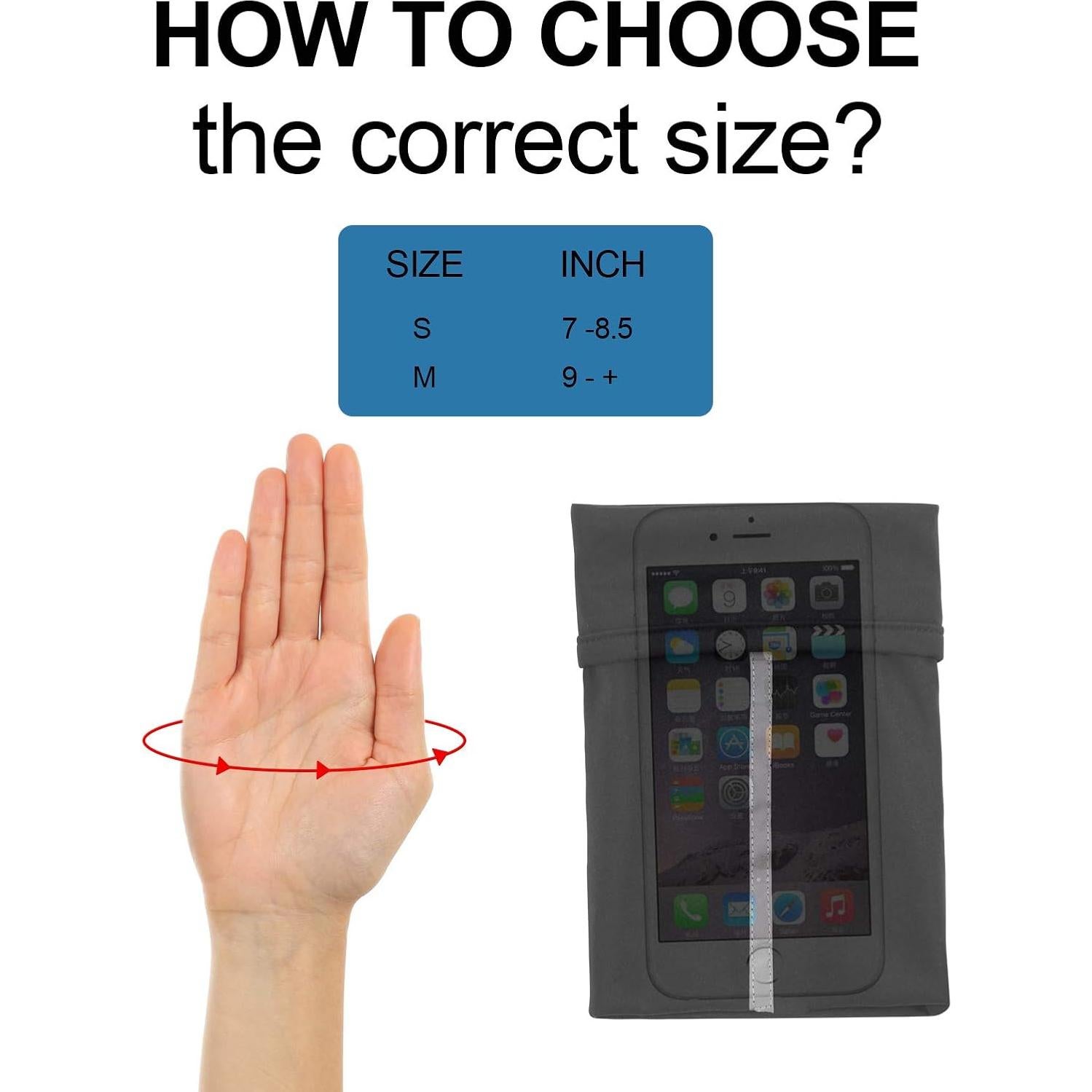 Billetera de Muñeca Easyports 2 Bolsillos para Teléfono y Más