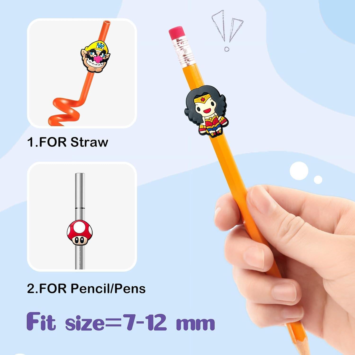 Goma de Lápiz de Caricatura Garetheora - 30 Piezas Variadas