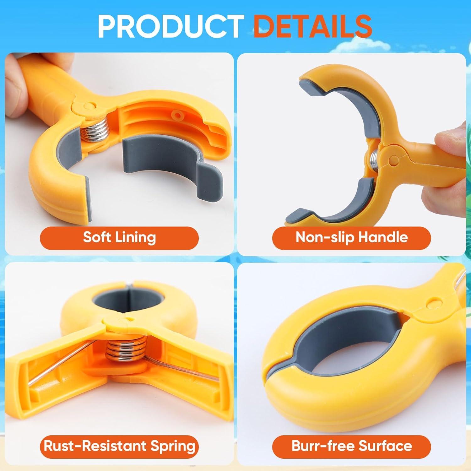 Clips para Toallas de Playa Dapute - Paquete de 8 Unidades