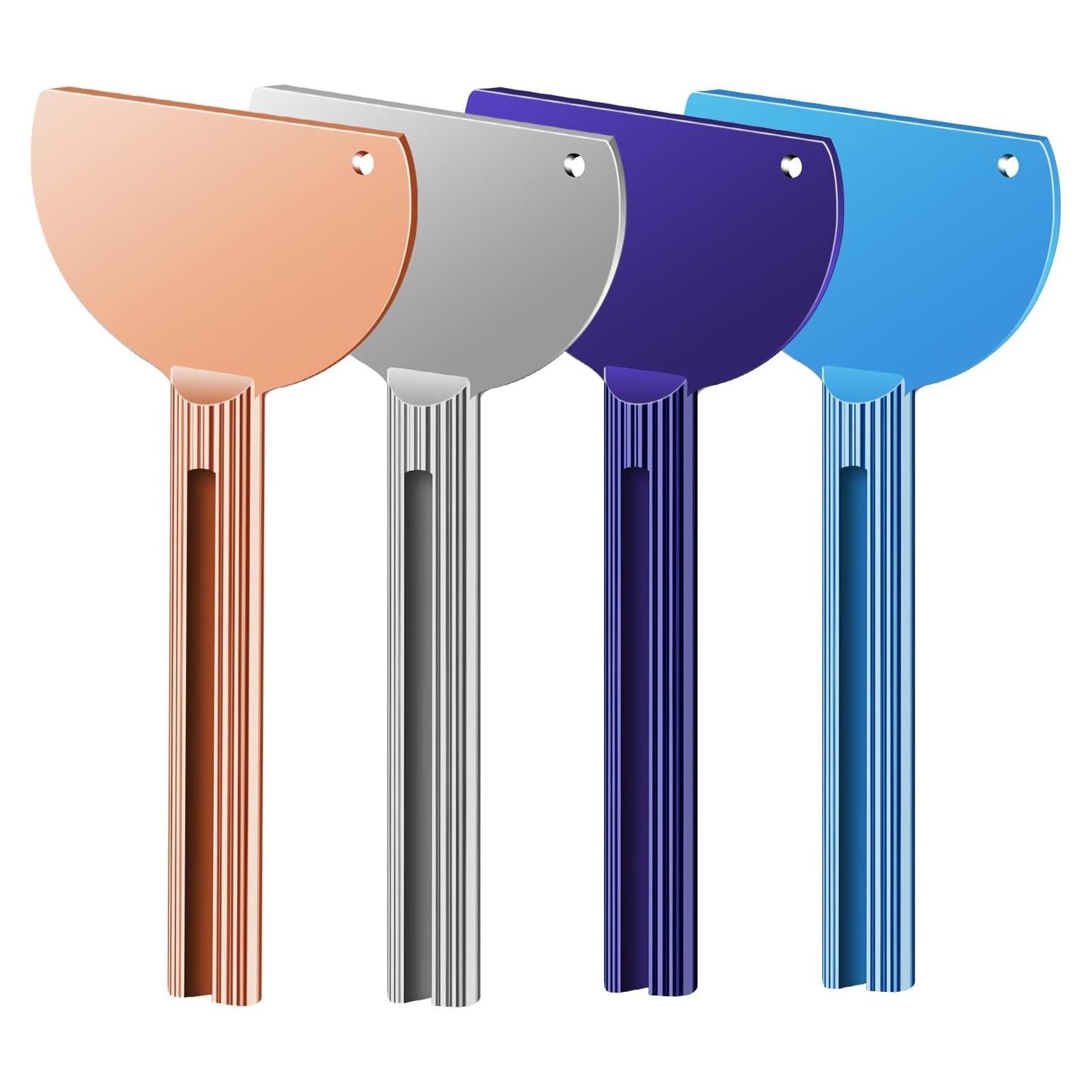 Exprimidor de Tubo de Metal Sansheng - 4 Piezas Multicolor