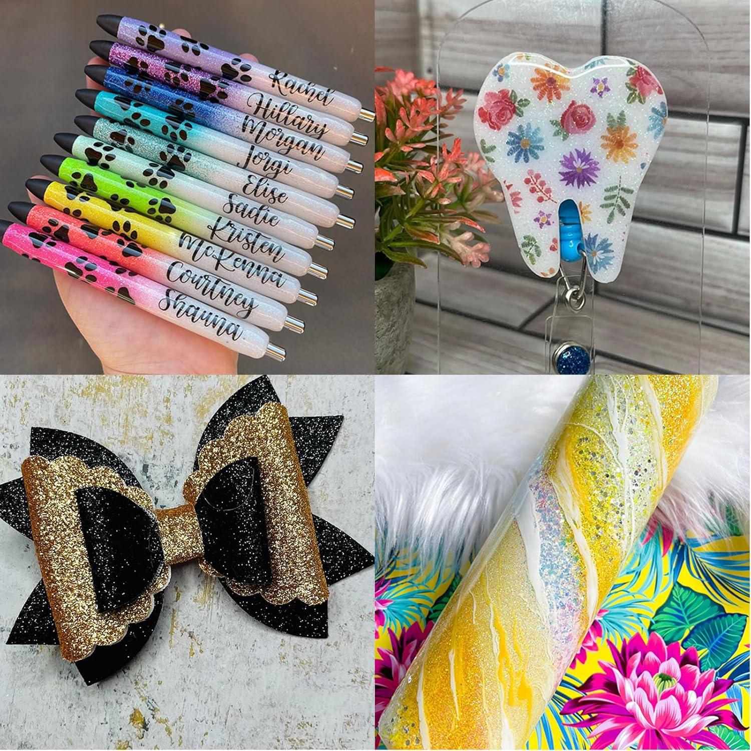 Juego de Brillantina Fina Holográfica Linwulte 20 Colores 300g