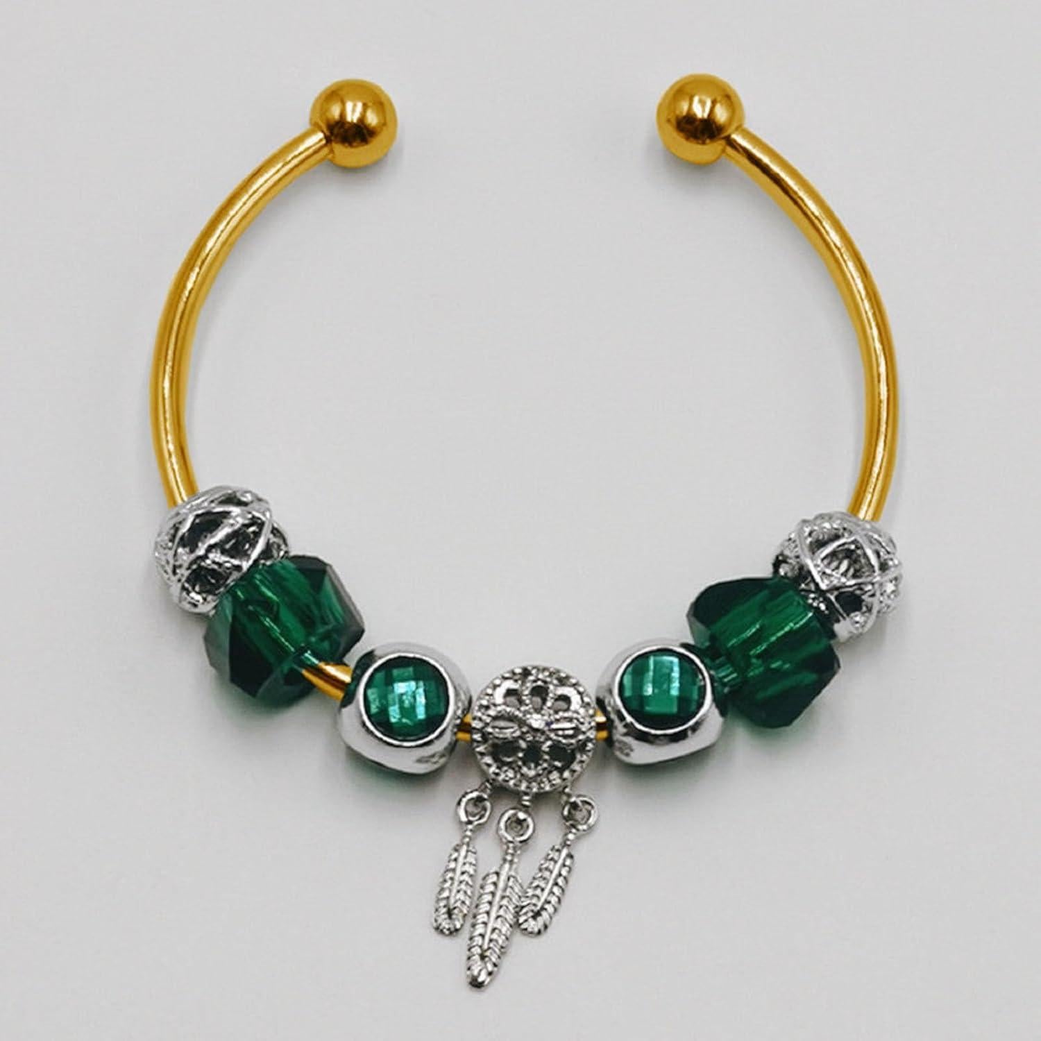 Pulsera Ajustable MIAO JIN 12 Piezas DIY Joyería Oro