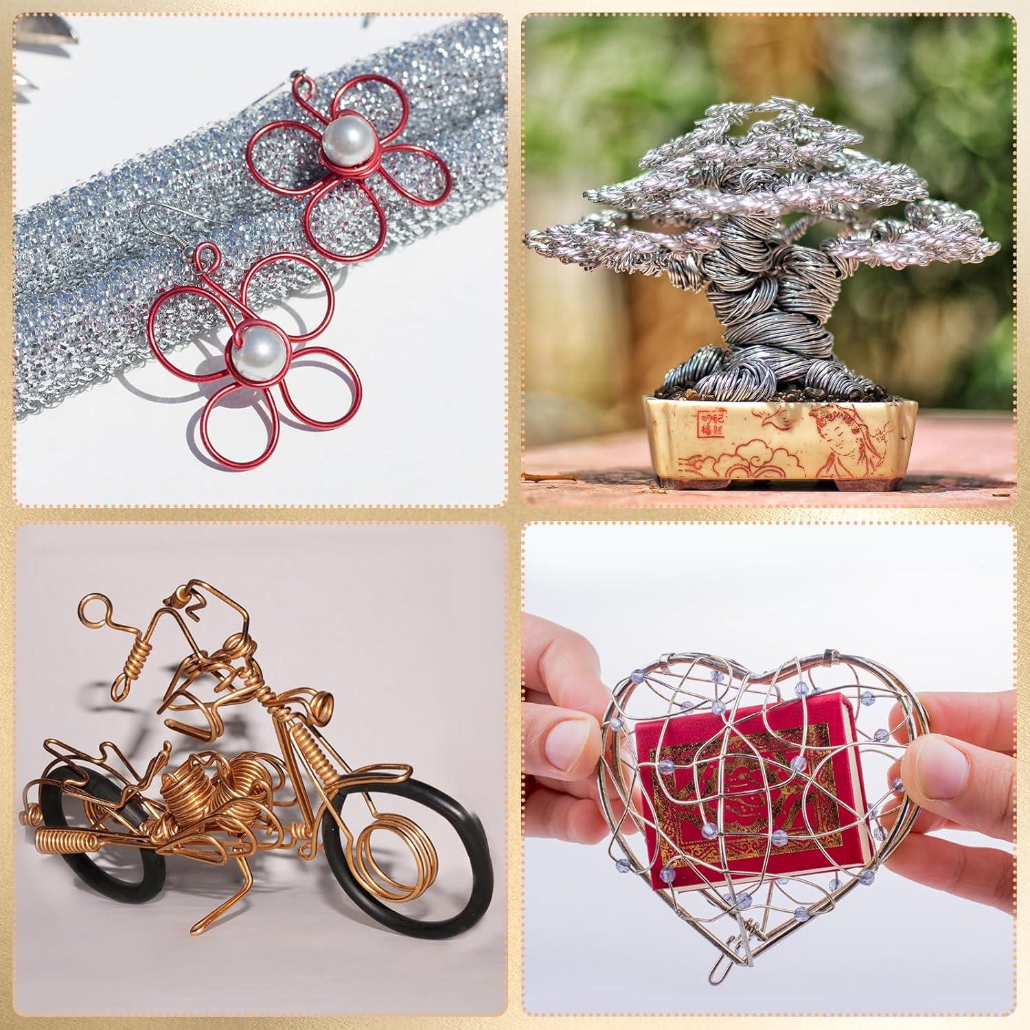 25 Rollos Alambre de Aluminio Multicolor Ferraycle 0.8 mm