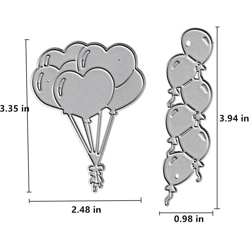 Troqueles de Corte de Globos HGSALK - 2 Piezas para Manualidades