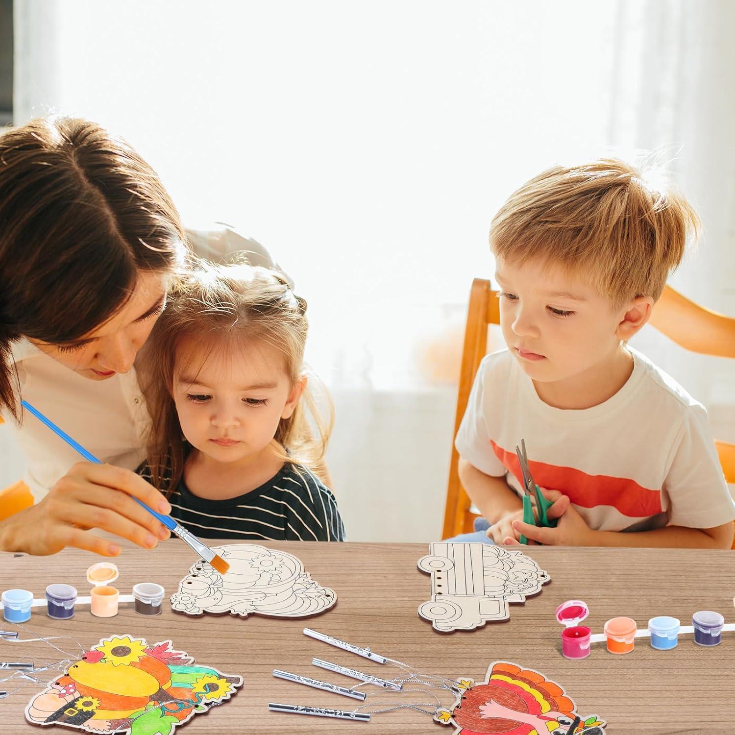 Kit de Manualidades Campanas de Viento Silipull Otoño 24 Piezas