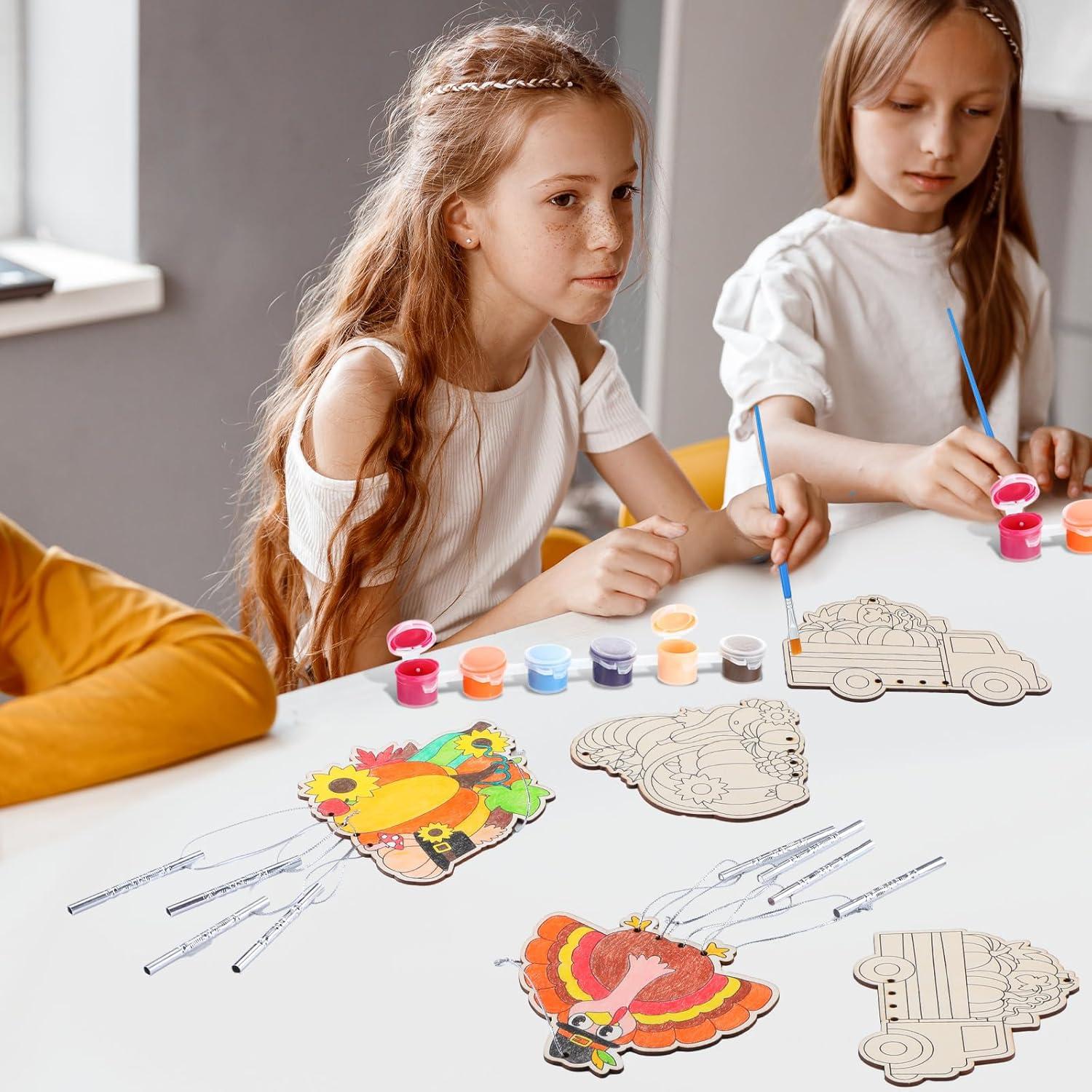 Kit de Manualidades Campanas de Viento Silipull Otoño 24 Piezas