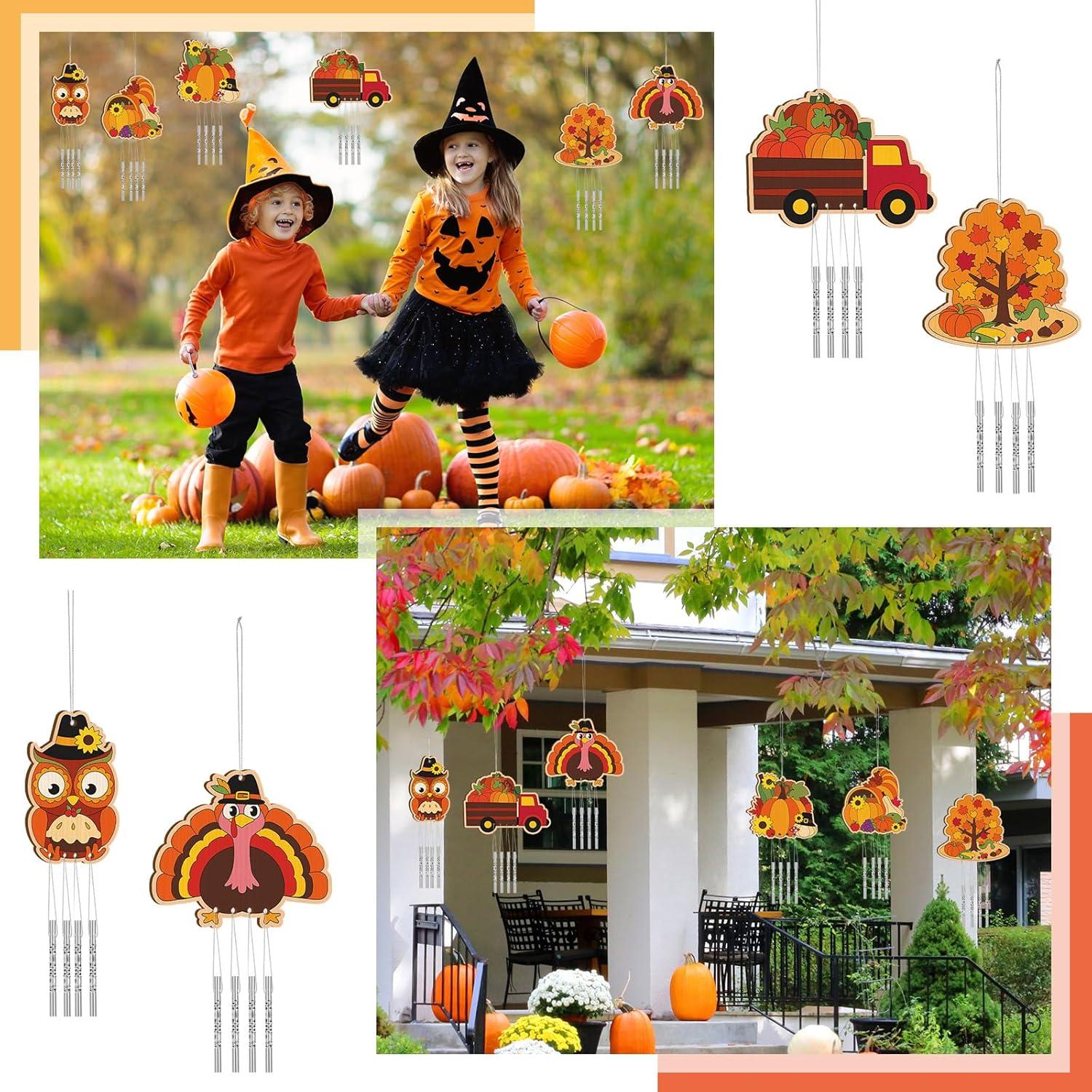 Kit de Manualidades Campanas de Viento Silipull Otoño 24 Piezas