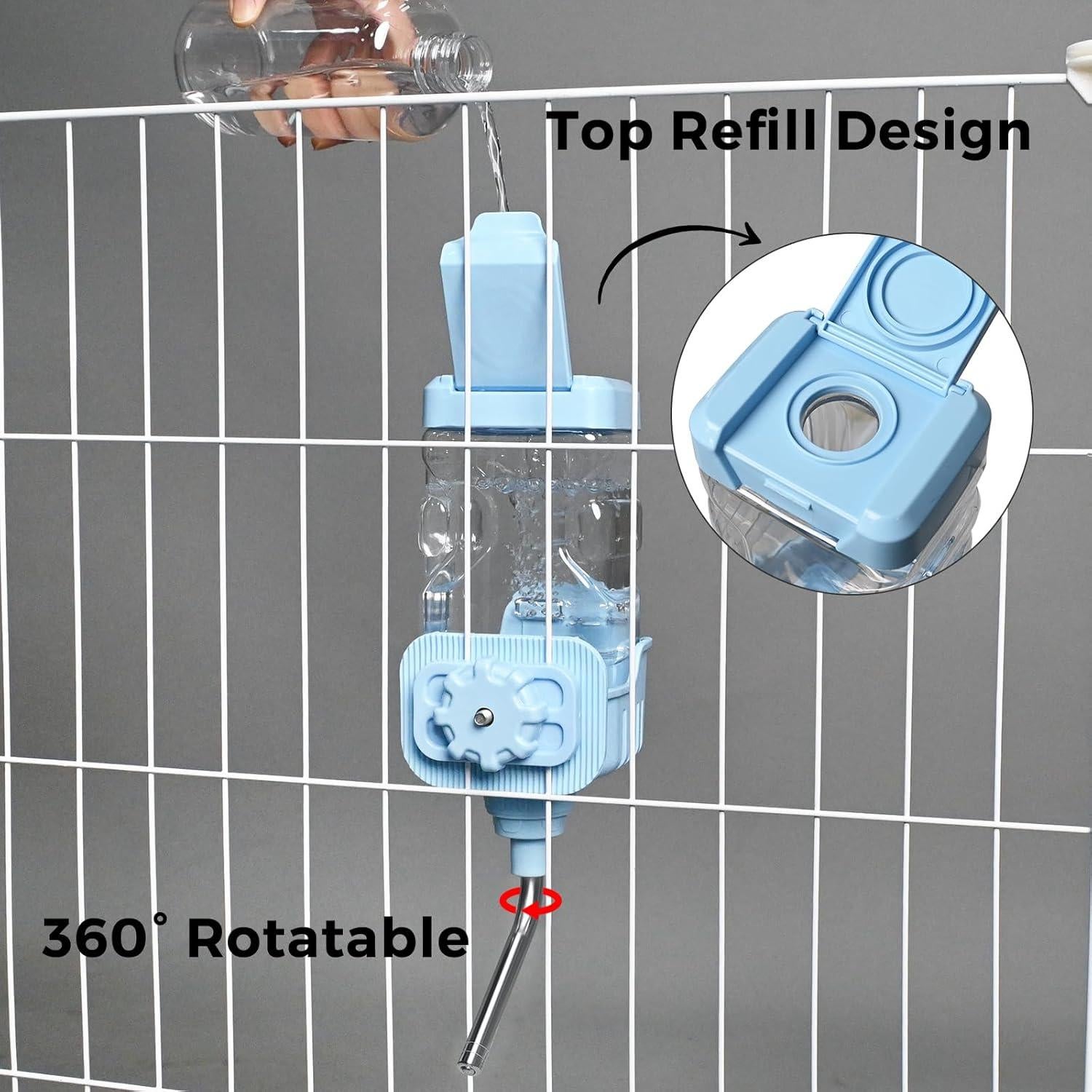 Dispensador de Agua Automático Vannon 750ml para Mascotas Pequeñas