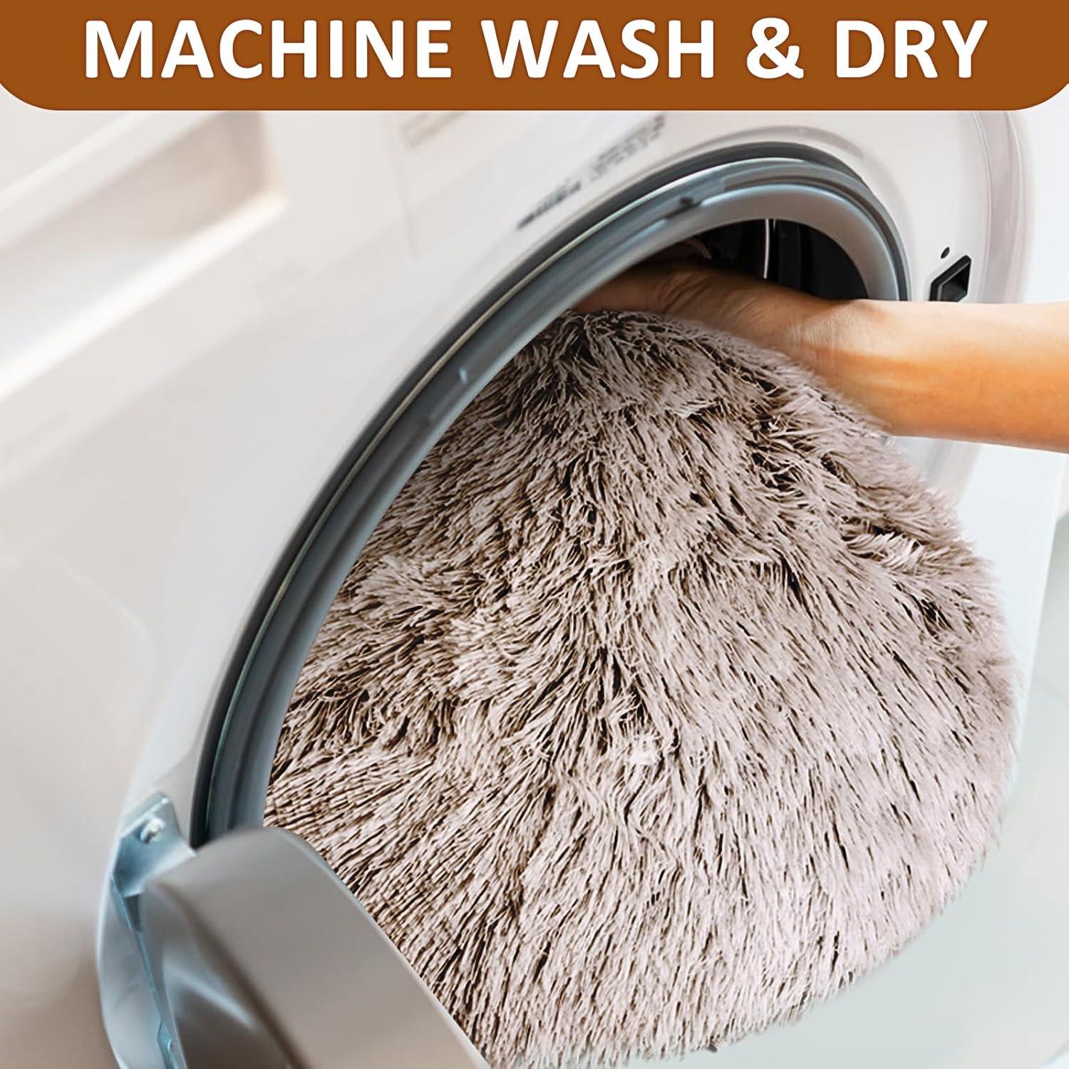 Túnel para Gatos PETSTA con Cama Suave Marrón 182.88x28.96cm