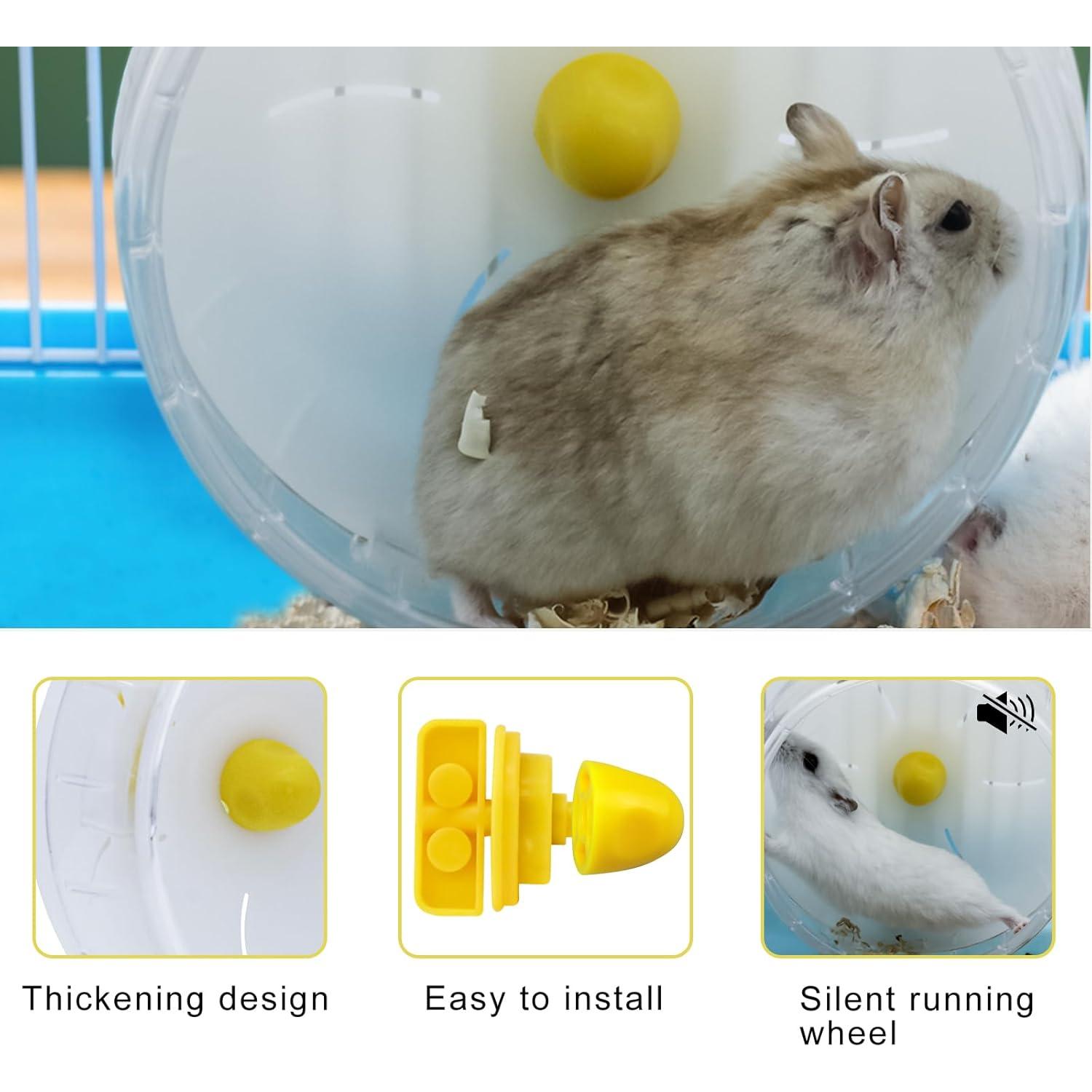 Rueda de Correr Silenciosa WishLotus para Hámster 12cm