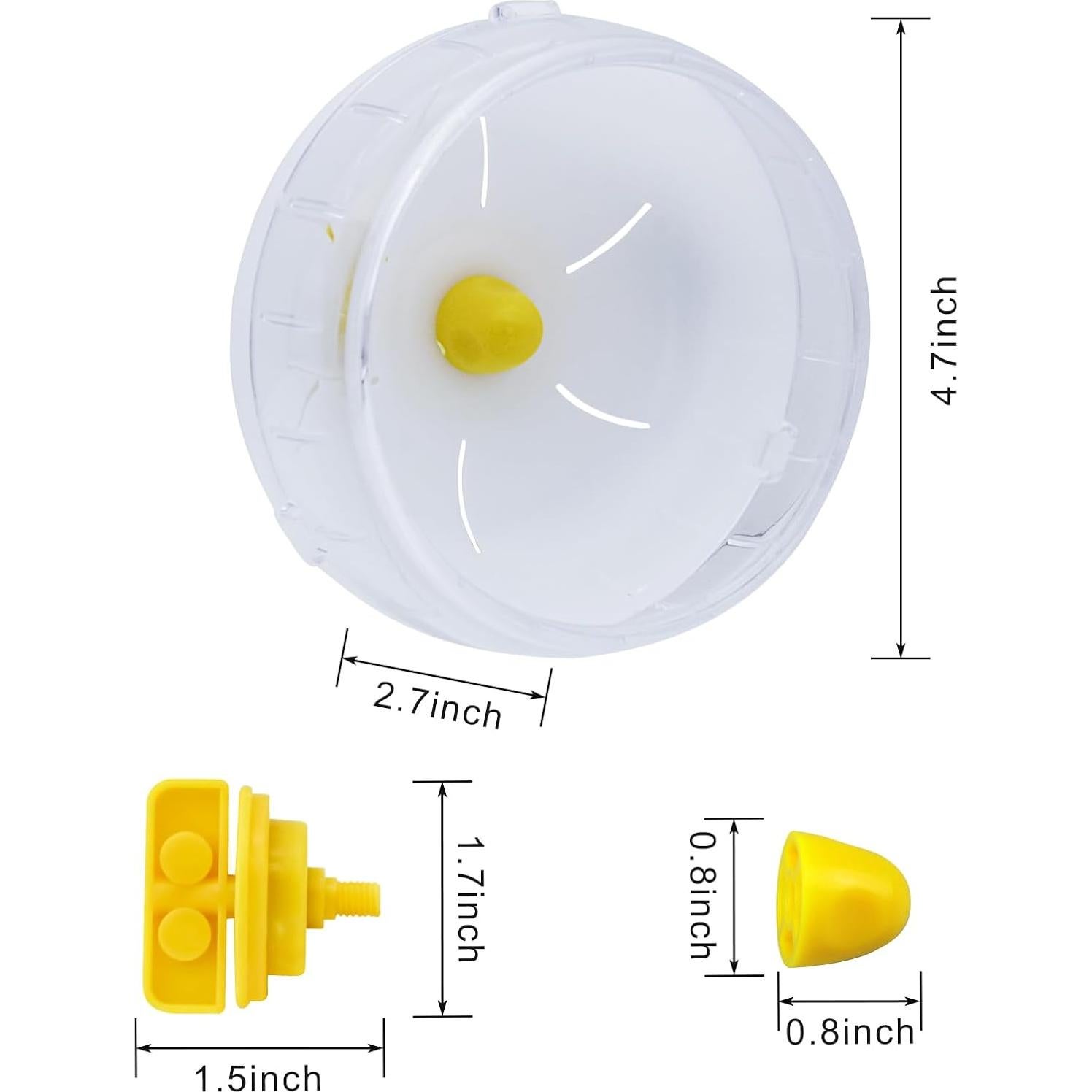 Rueda de Correr Silenciosa WishLotus para Hámster 12cm