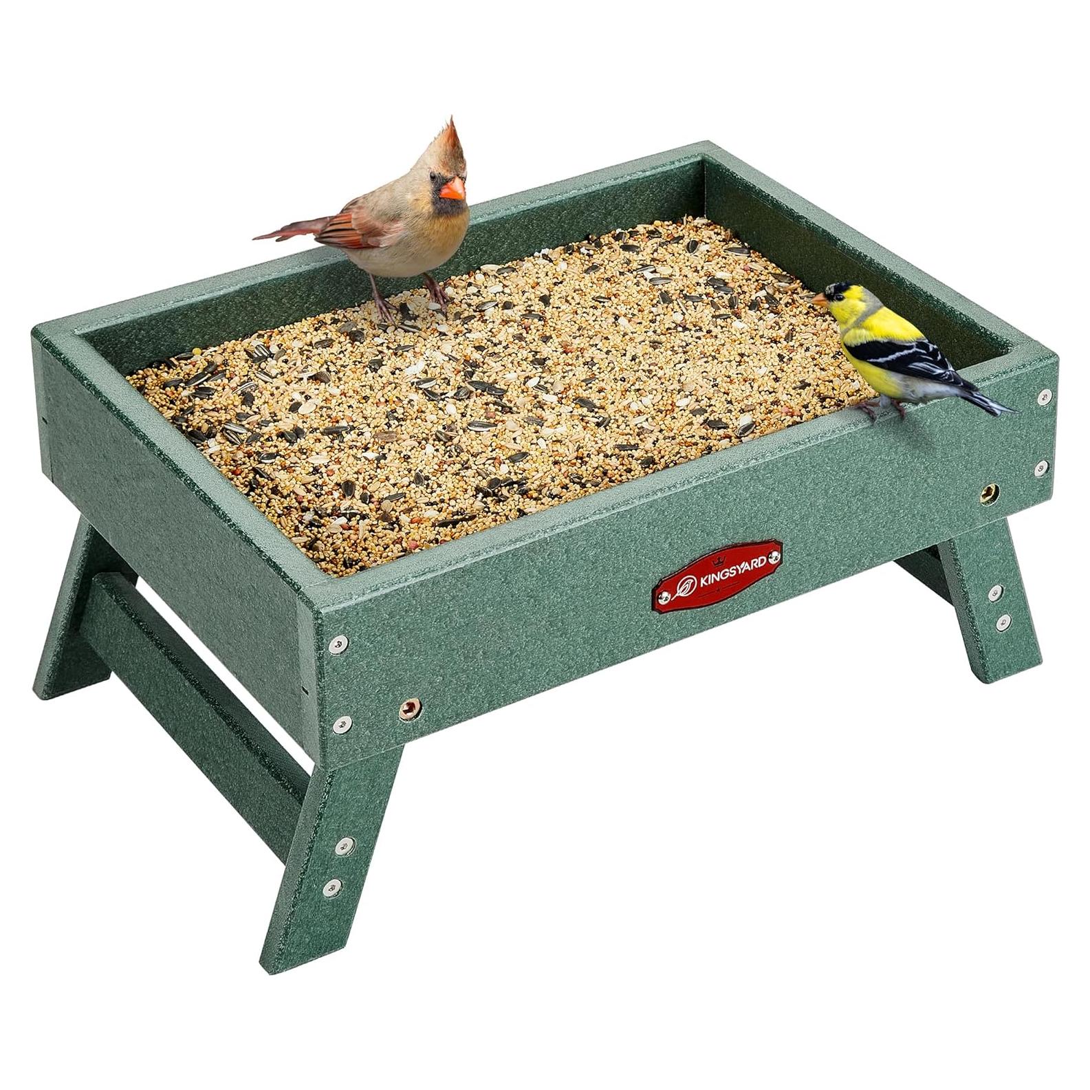 Comedero para Aves Kingsyard Verde 2.27 kg Plataforma Ecológico