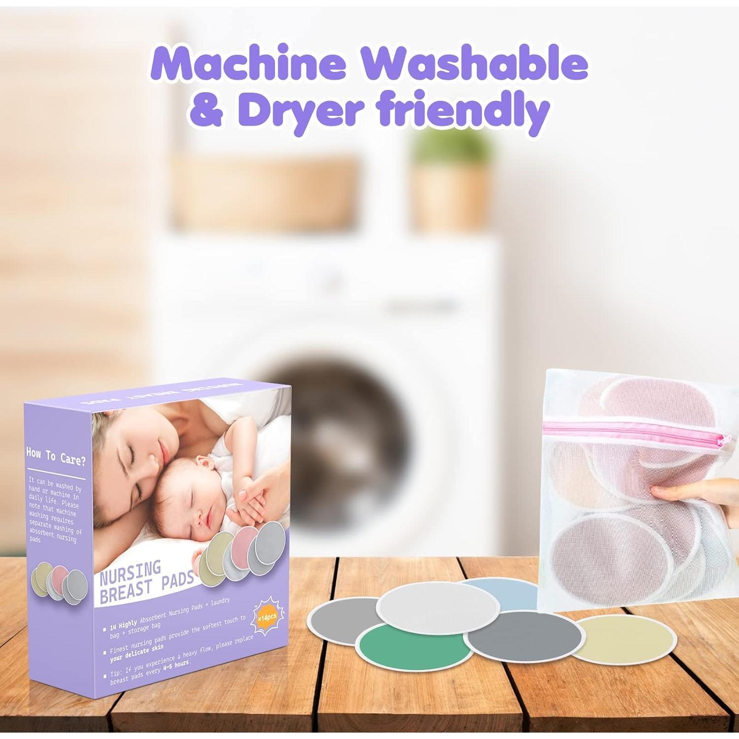 14 Almohadillas Reutilizables para Lactancia G-PADS 11.94 cm