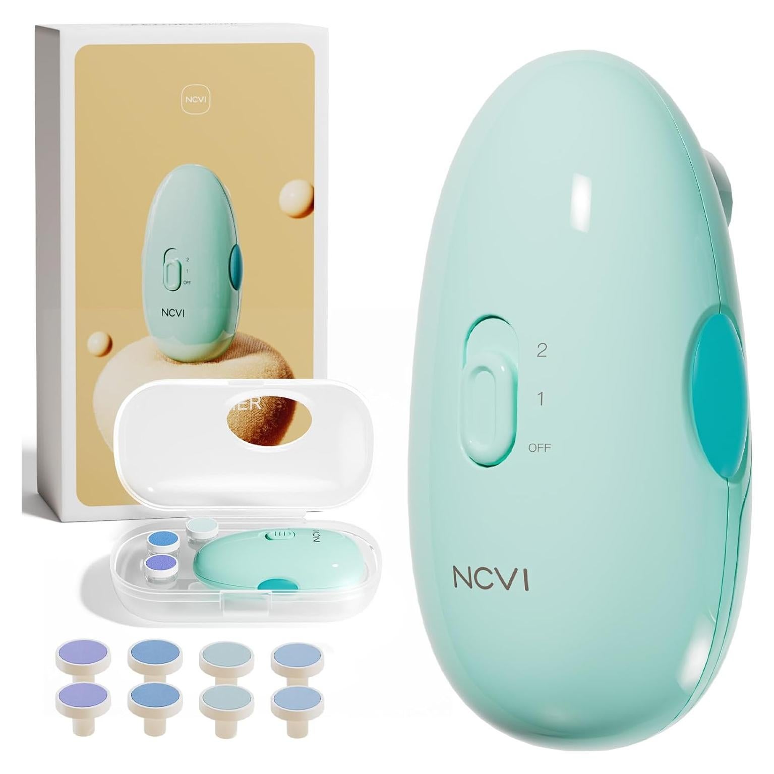 Cortador de Uñas Eléctrico NCVI para Bebés - 8 Accesorios