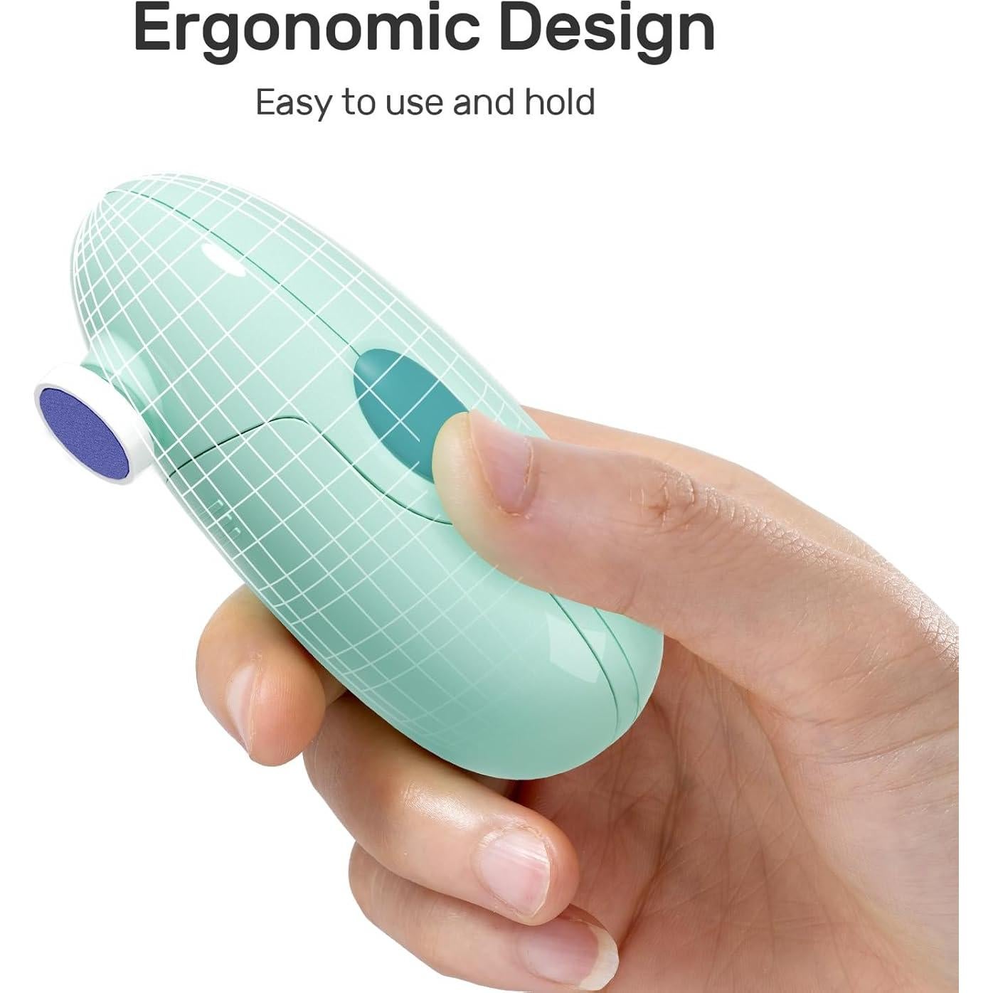 Cortador de Uñas Eléctrico NCVI para Bebés - 8 Accesorios