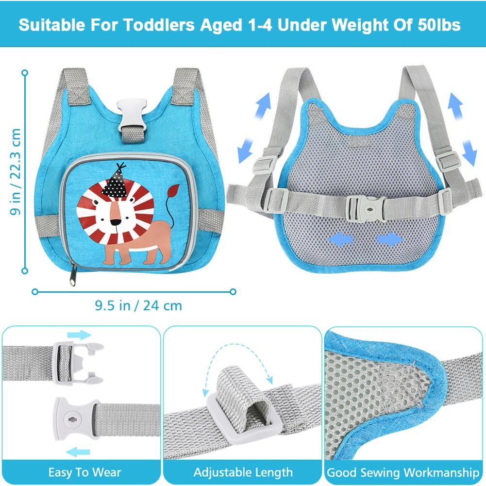 Arnés Antipérdida para Niños León Ajustable 1-5 Años