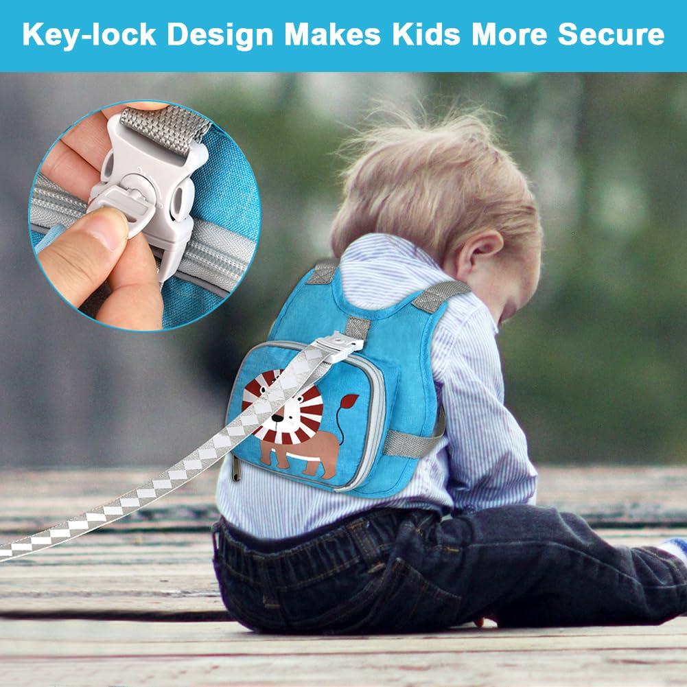 Arnés Antipérdida para Niños León Ajustable 1-5 Años