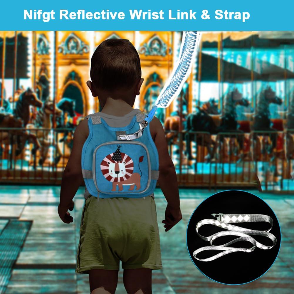 Arnés Antipérdida para Niños León Ajustable 1-5 Años