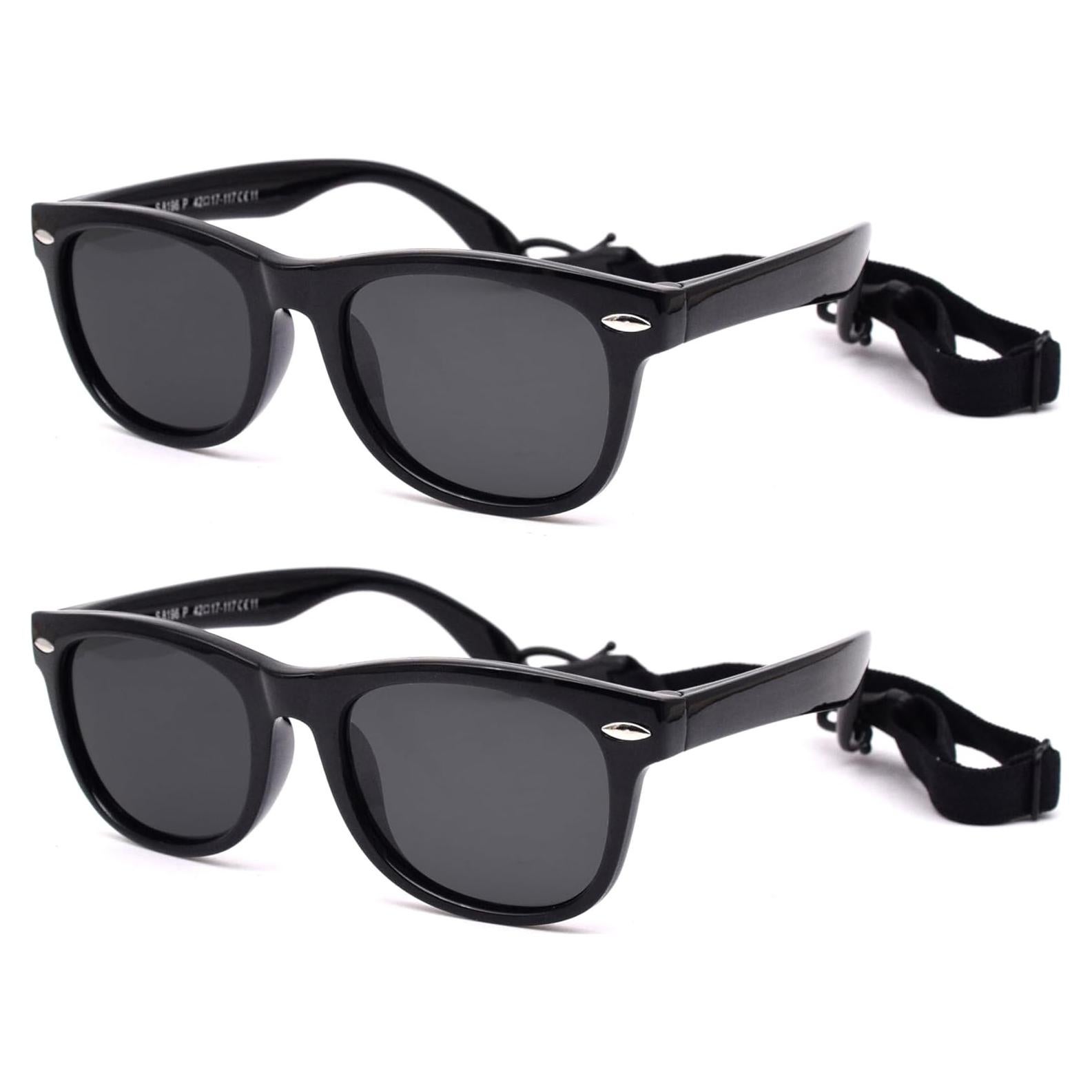 Gafas de sol polarizadas flexibles para bebés 1-6 años