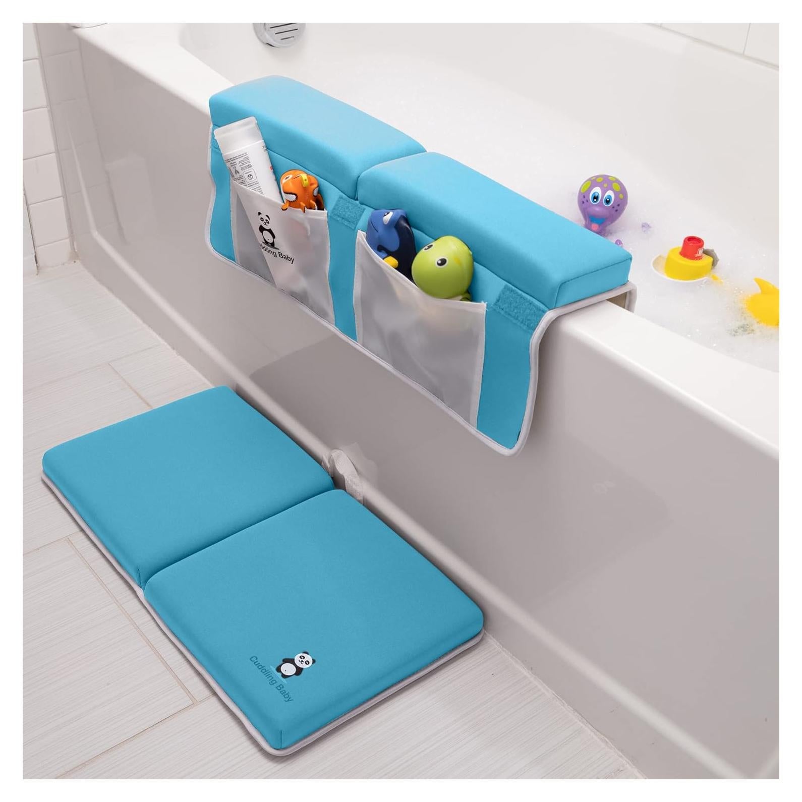 Juego de Almohadillas para Rodillas y Codos Cuddling Baby Azul