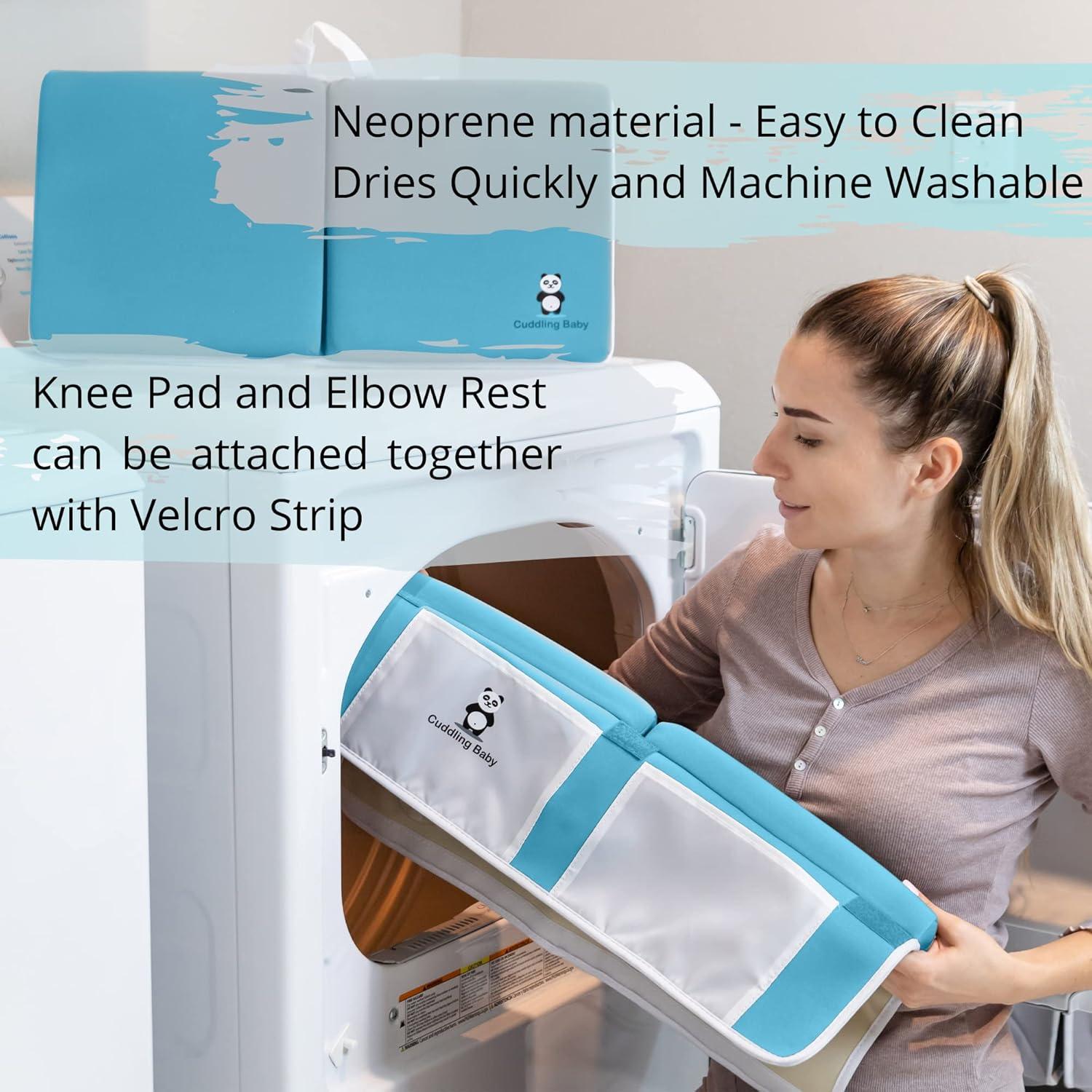 Juego de Almohadillas para Rodillas y Codos Cuddling Baby Azul