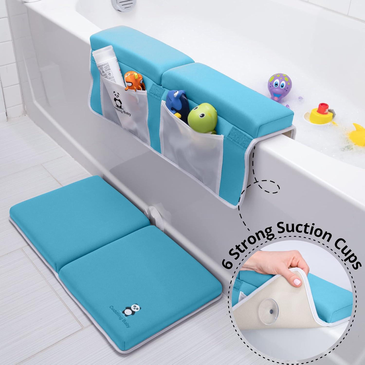 Juego de Almohadillas para Rodillas y Codos Cuddling Baby Azul
