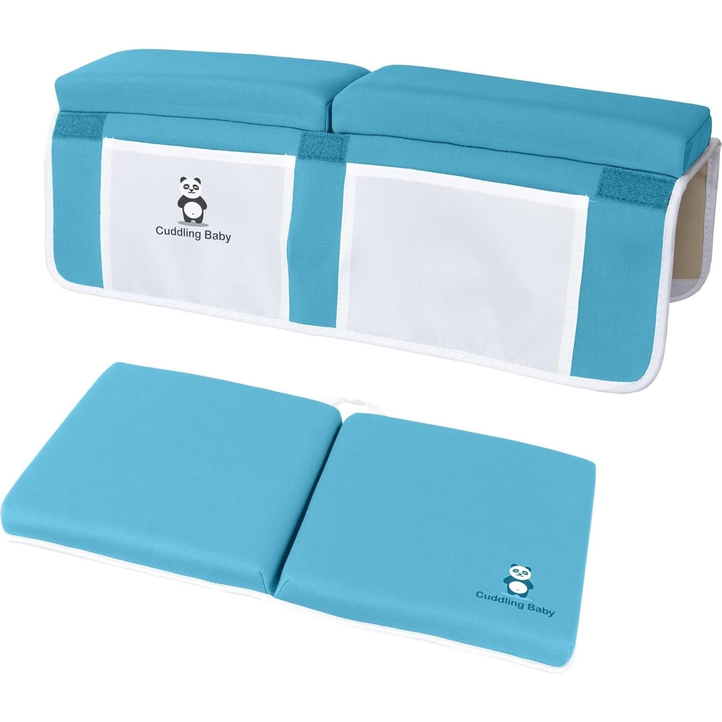 Juego de Almohadillas para Rodillas y Codos Cuddling Baby Azul