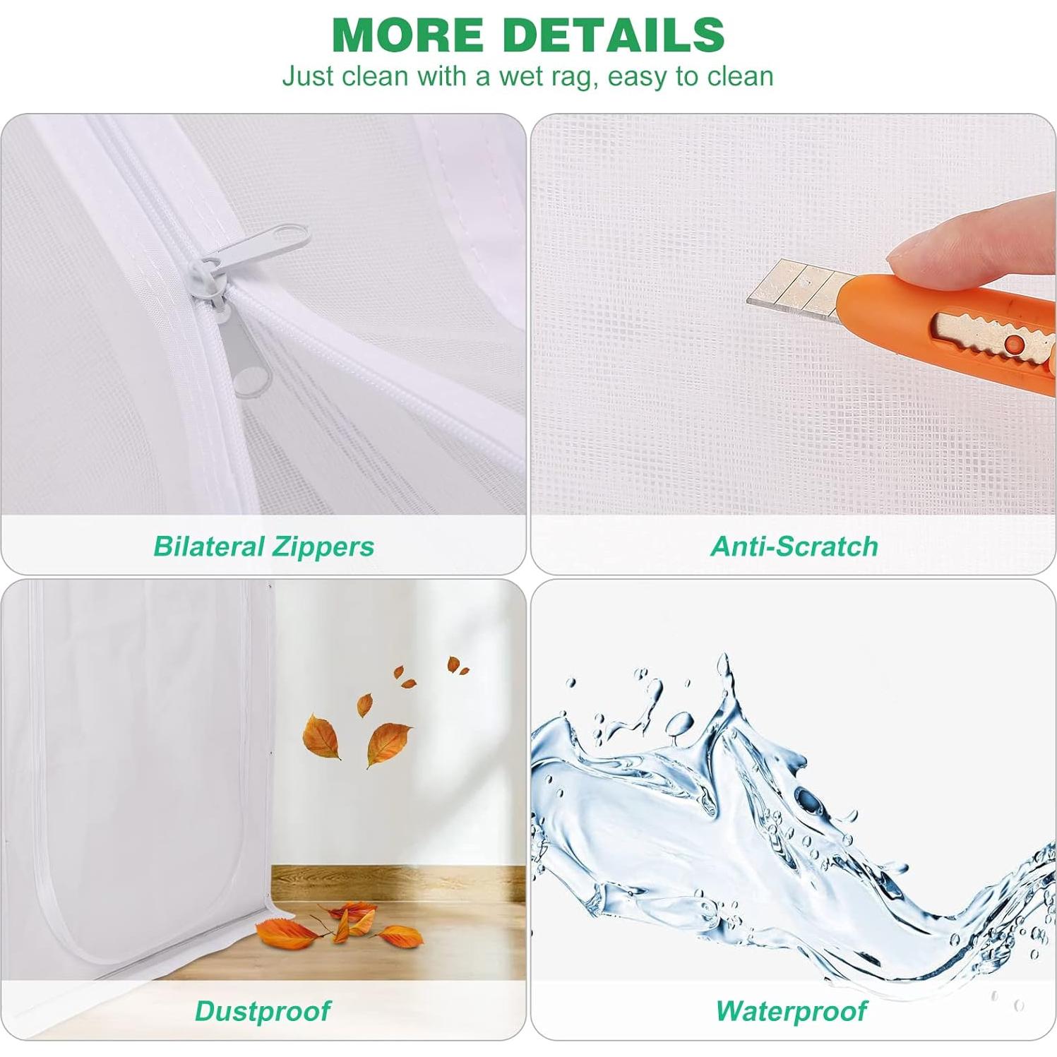 Puerta de Pantalla para Gatos MYPIN 82x32 cm Resistente