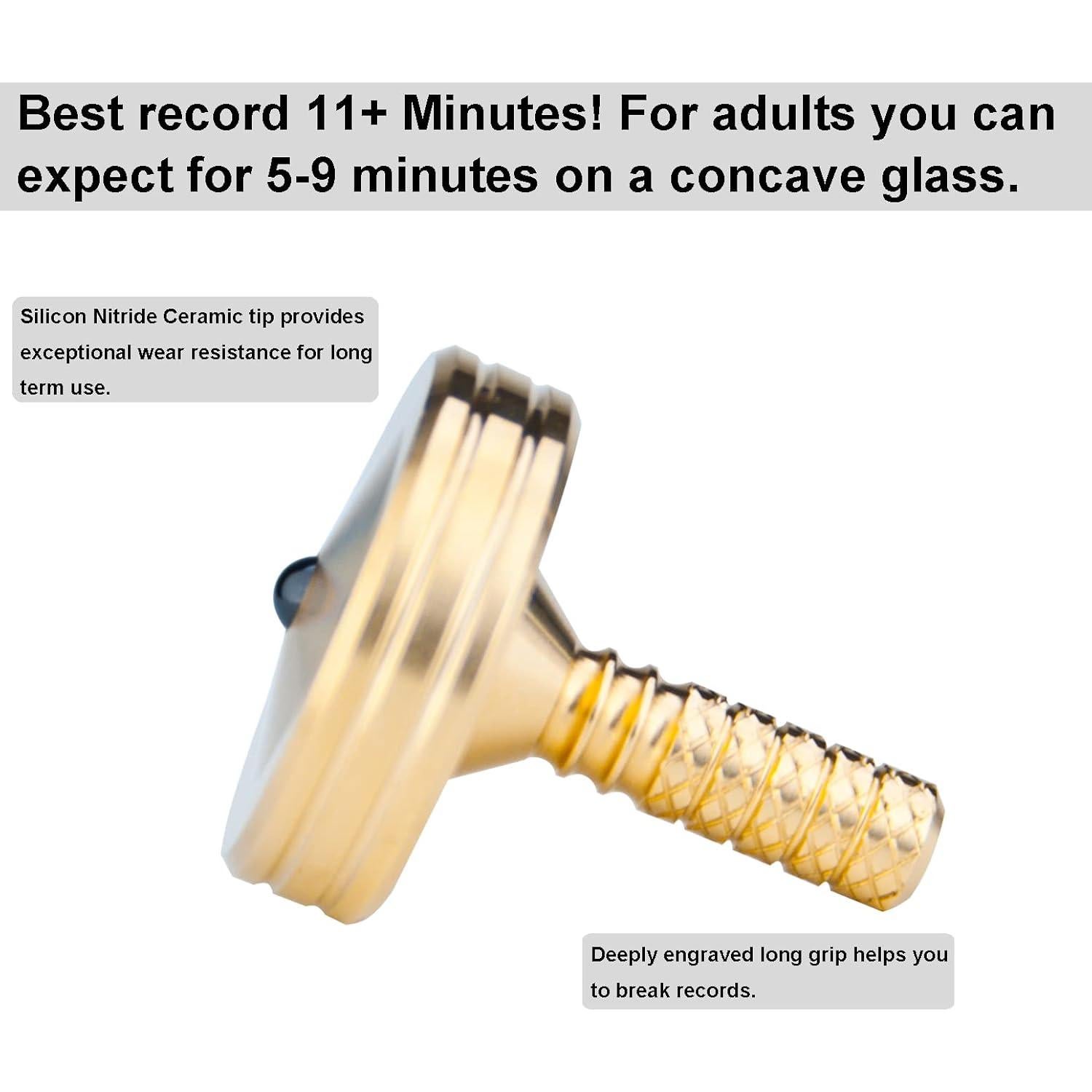 Trompo Profesional DjuiinoStar DST-827 de Latón 0.79 kg