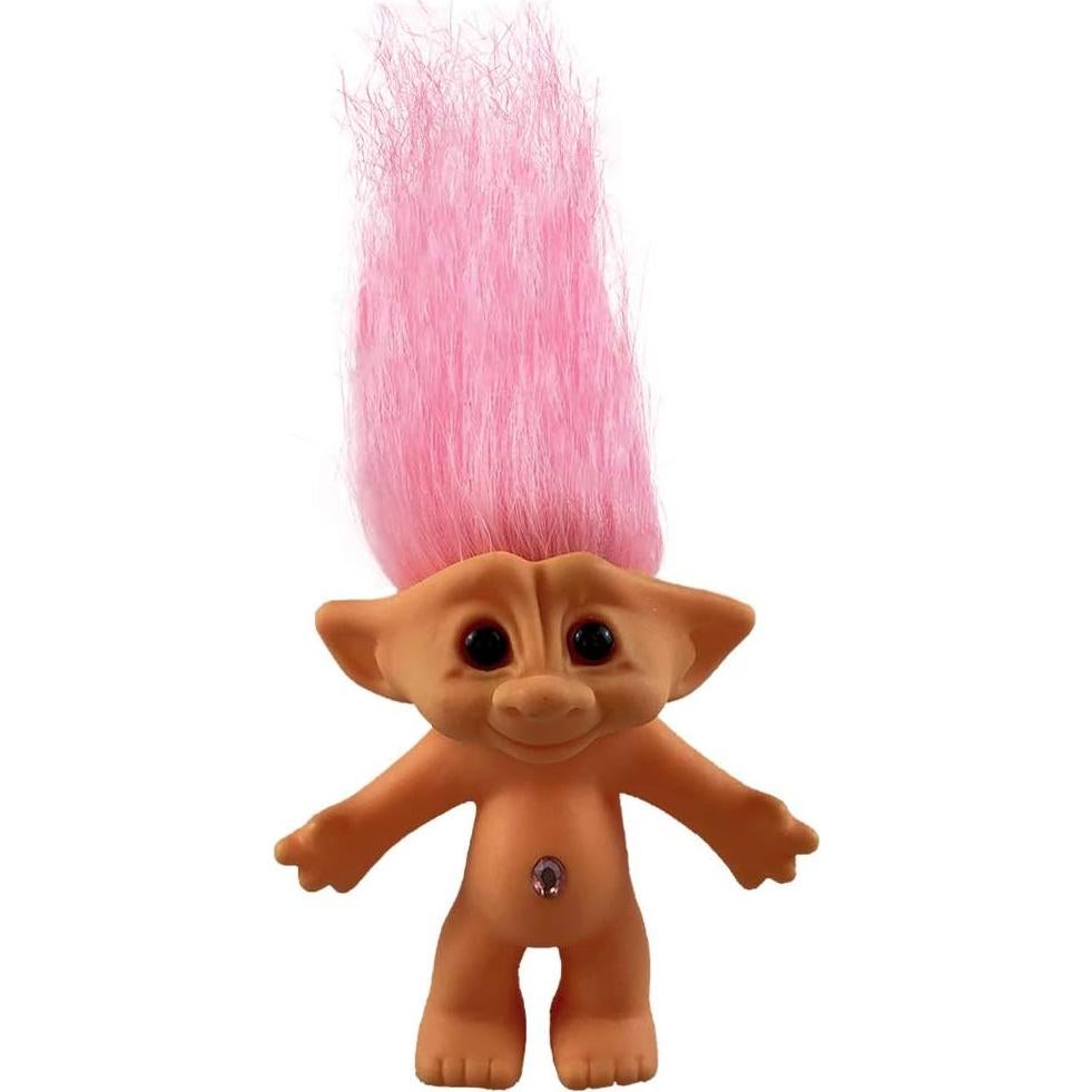 Muñecos Troll Vintage Yintlilocn 19 cm Color Rosa - Set de 10