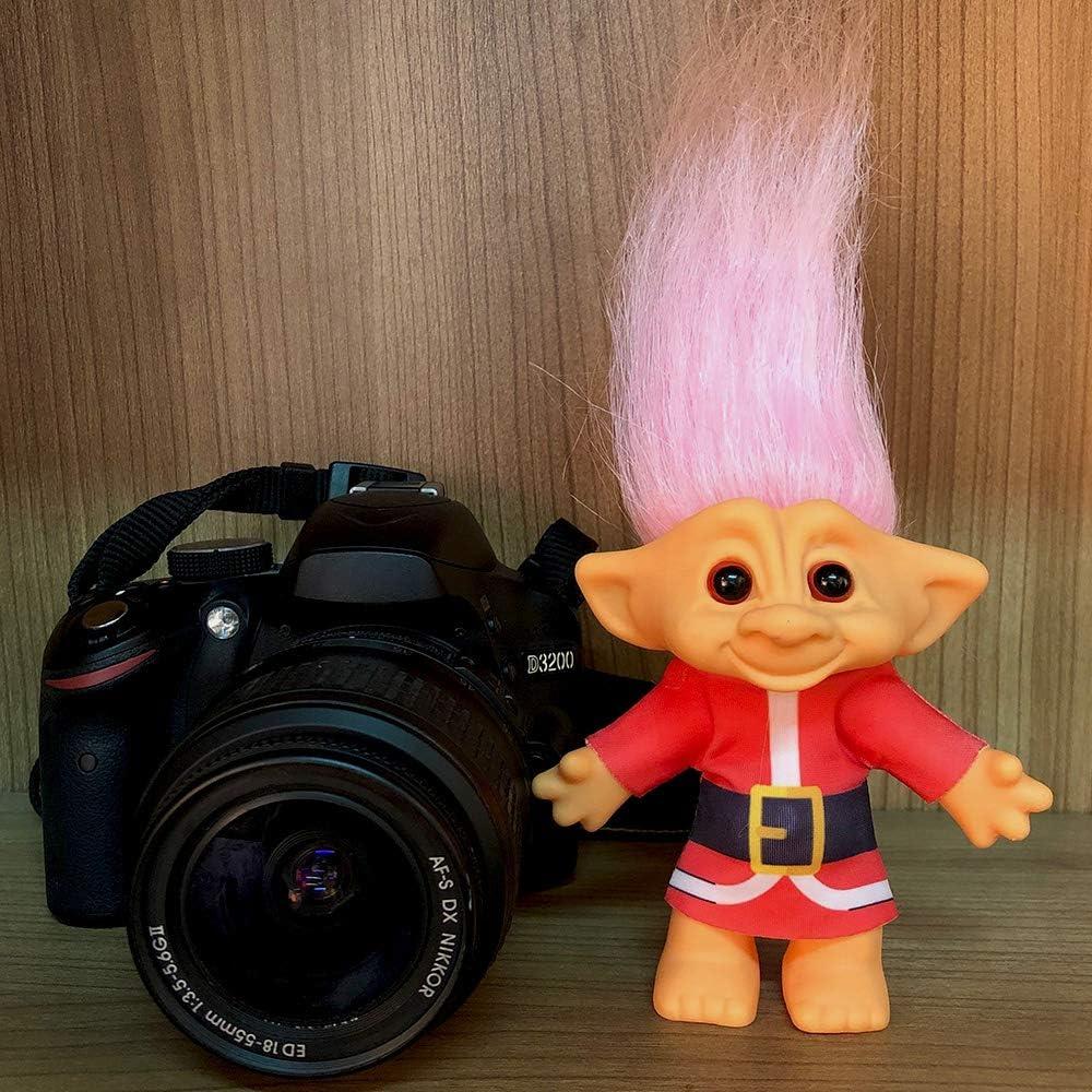 Muñecos Troll Vintage Yintlilocn 19 cm Color Rosa - Set de 10