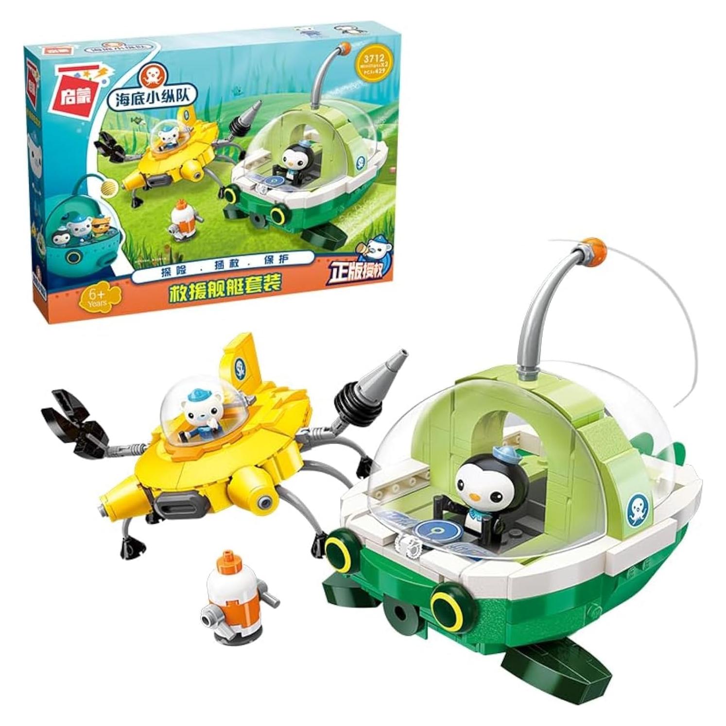 Set de Bloques de Construcción Octonauts GUP-E y GUP-D 429PCS