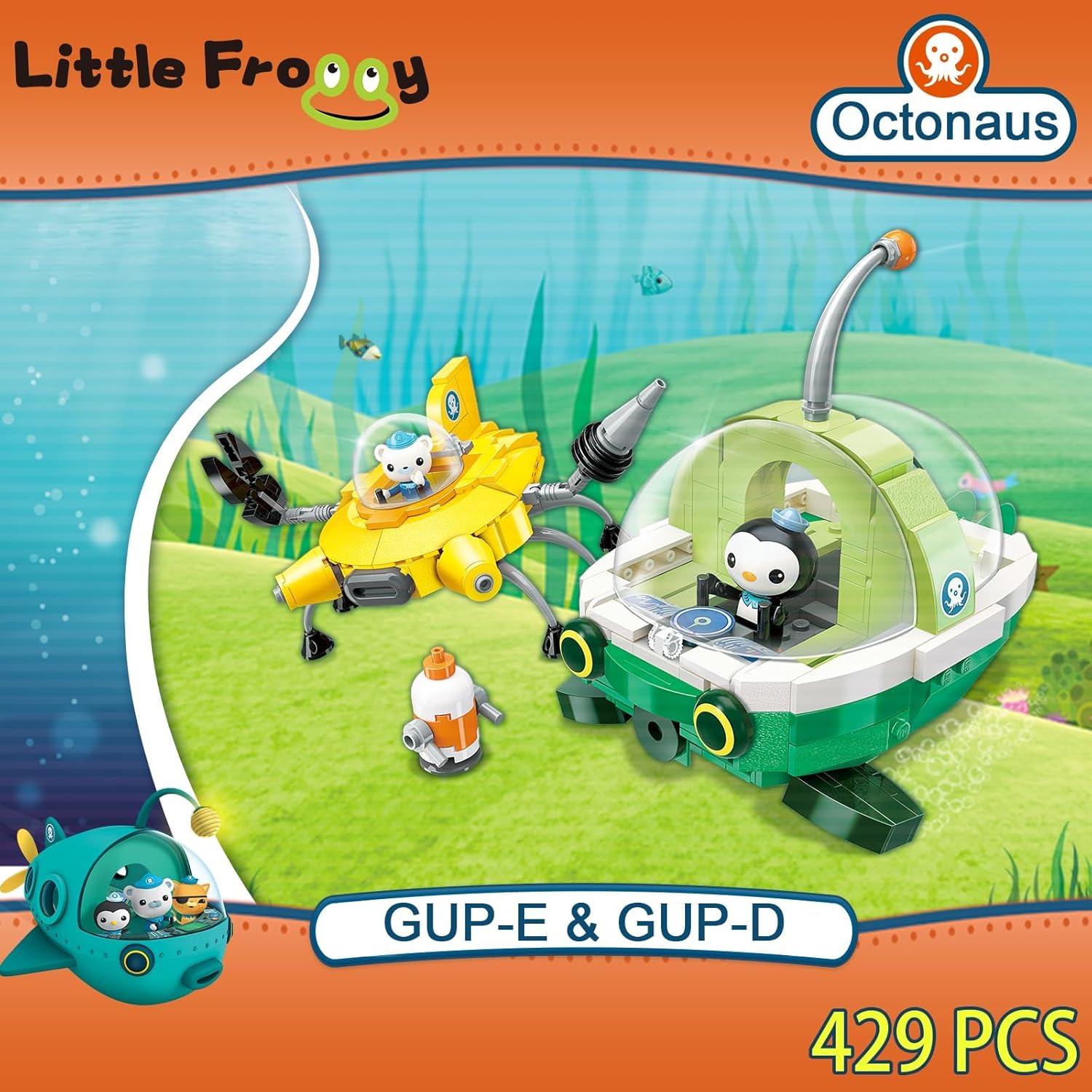 Set de Bloques de Construcción Octonauts GUP-E y GUP-D 429PCS
