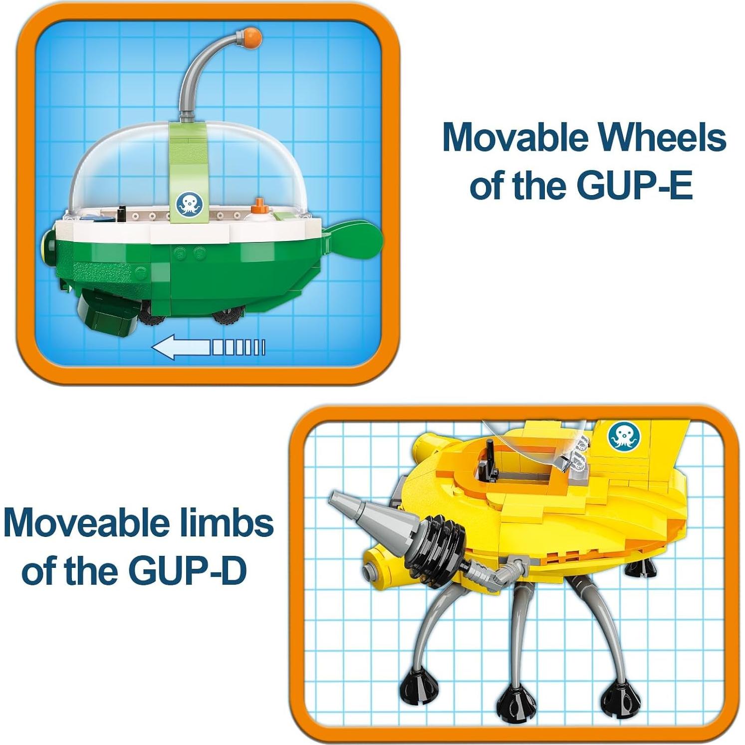 Set de Bloques de Construcción Octonauts GUP-E y GUP-D 429PCS