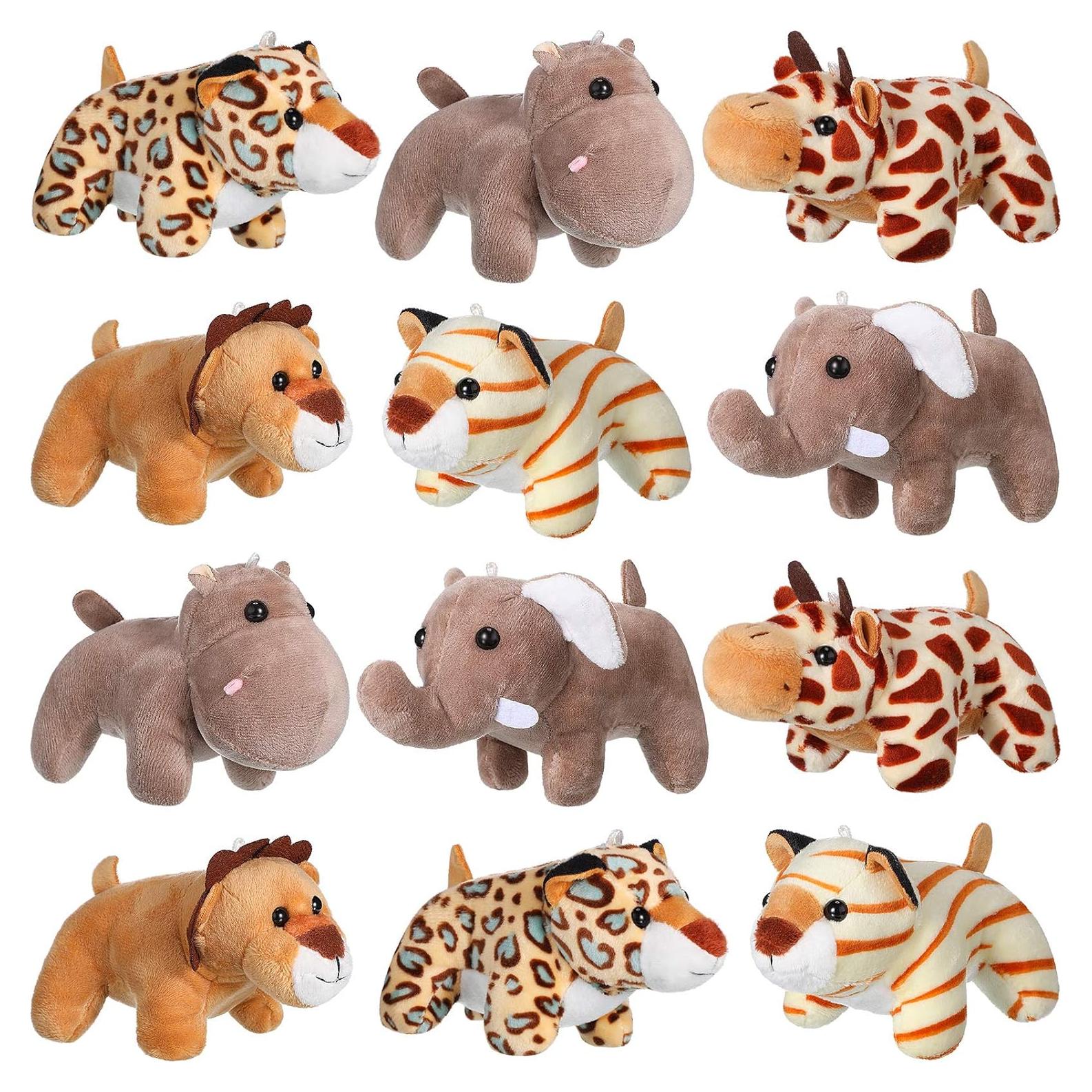 Sumind 12 Piezas Mini Animales de Peluche 12 cm para Fiestas