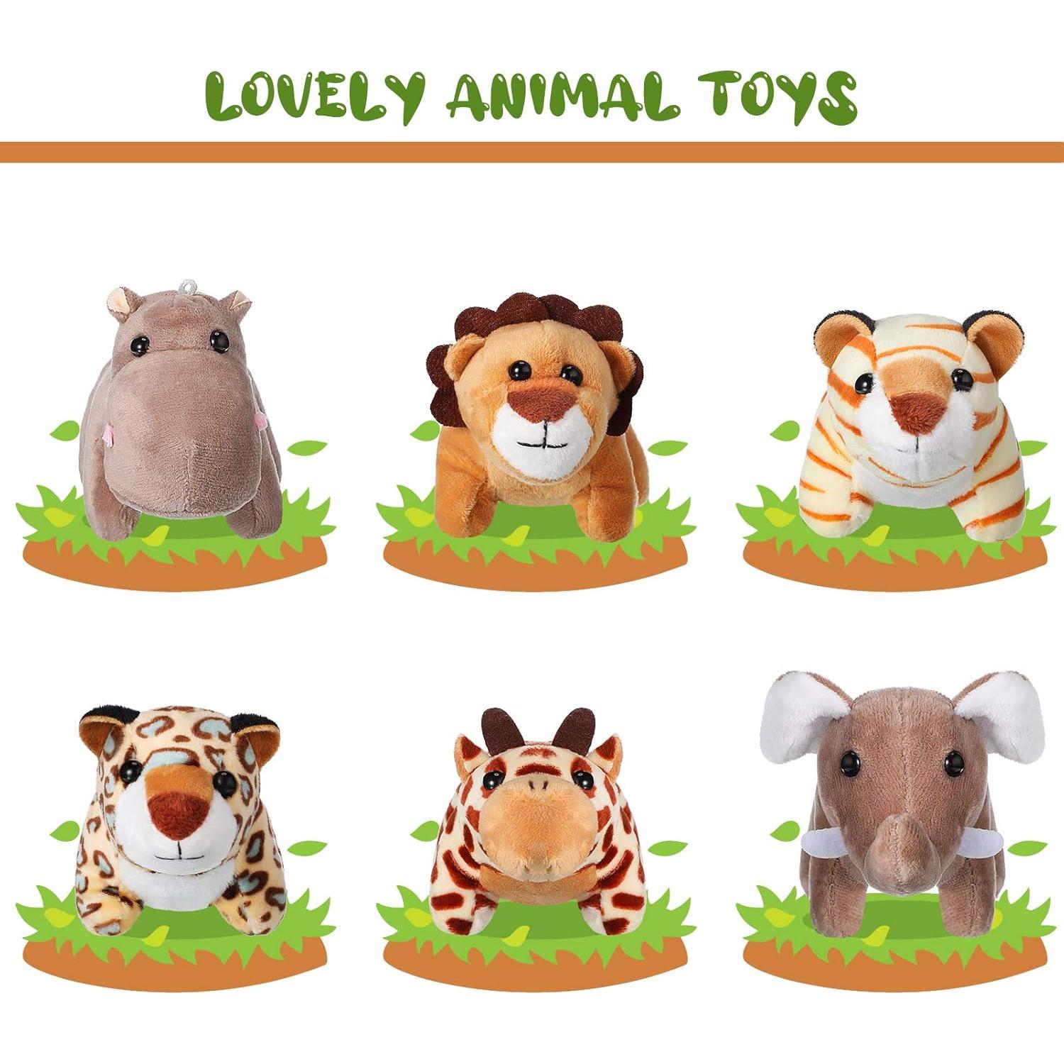 Sumind 12 Piezas Mini Animales de Peluche 12 cm para Fiestas