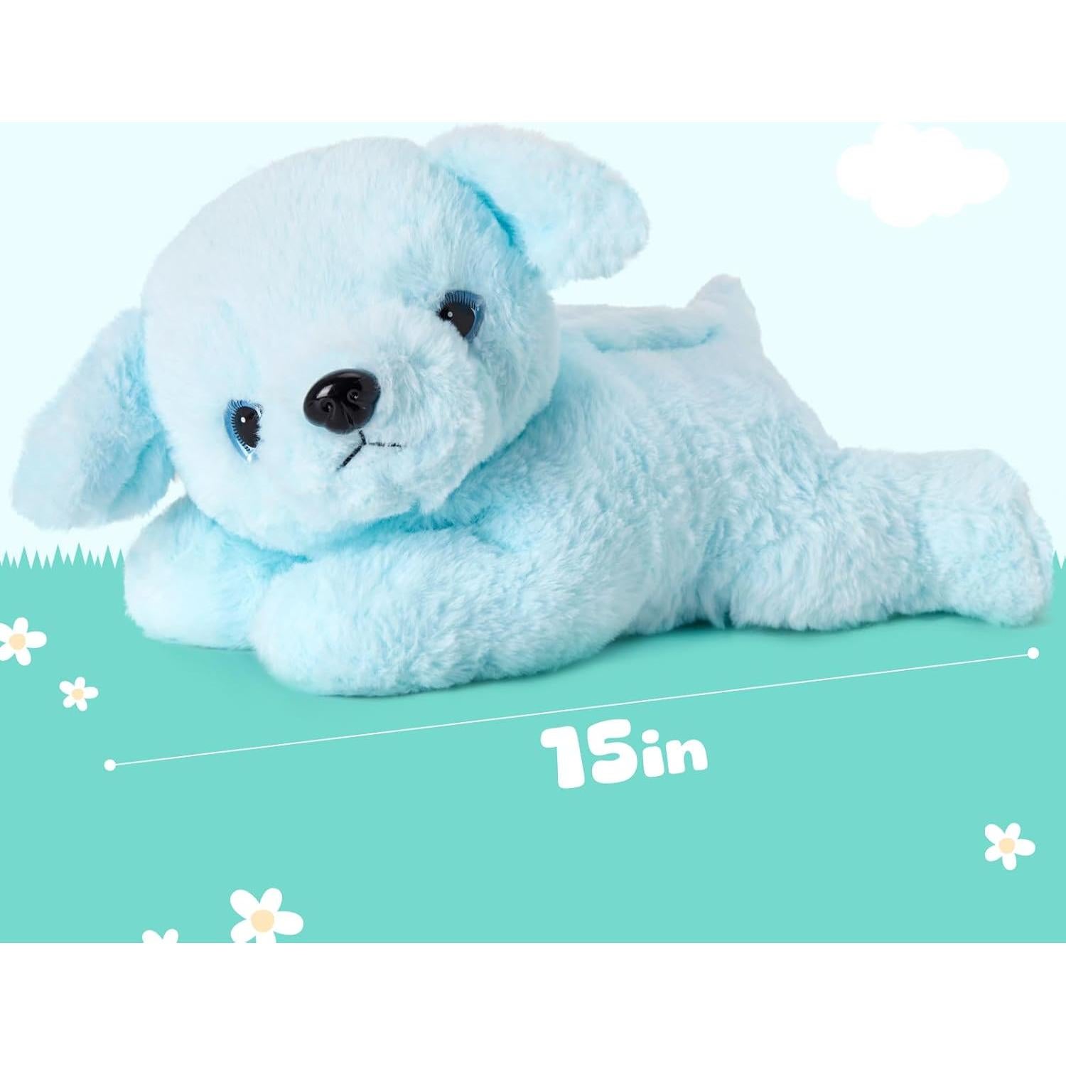 Perro de Peluche Musical Brillante 38 cm Guardias Brillantes