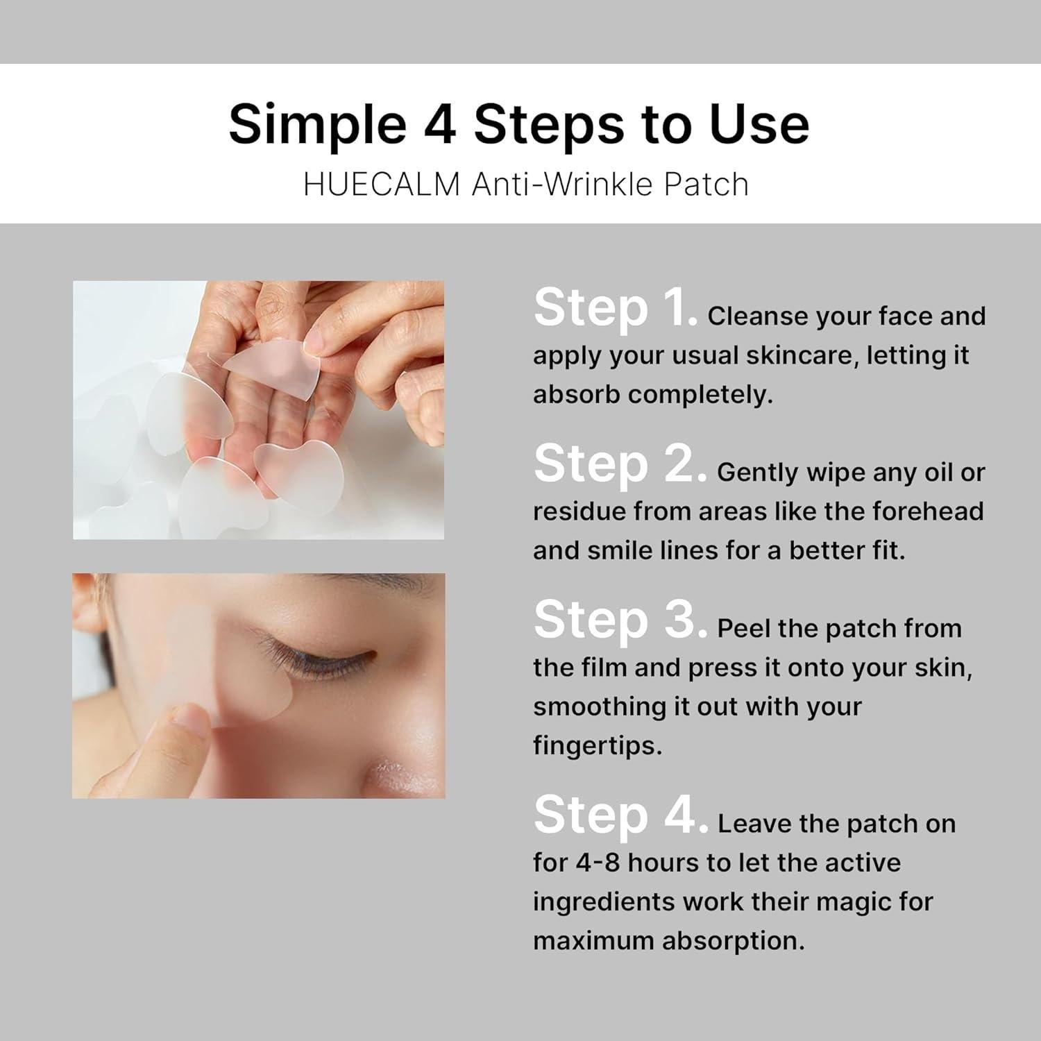 Parches Antienvejecimiento Huecalm - 24 Parches Hidratantes