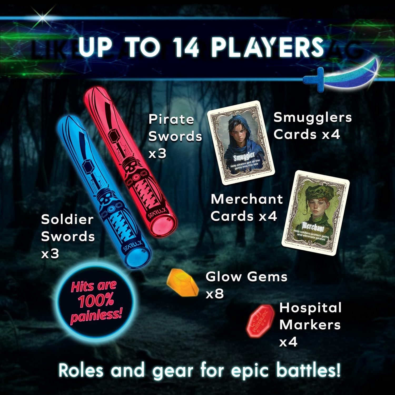 Juego de Aventura Pirata Starlux - Captura la Bandera 8+