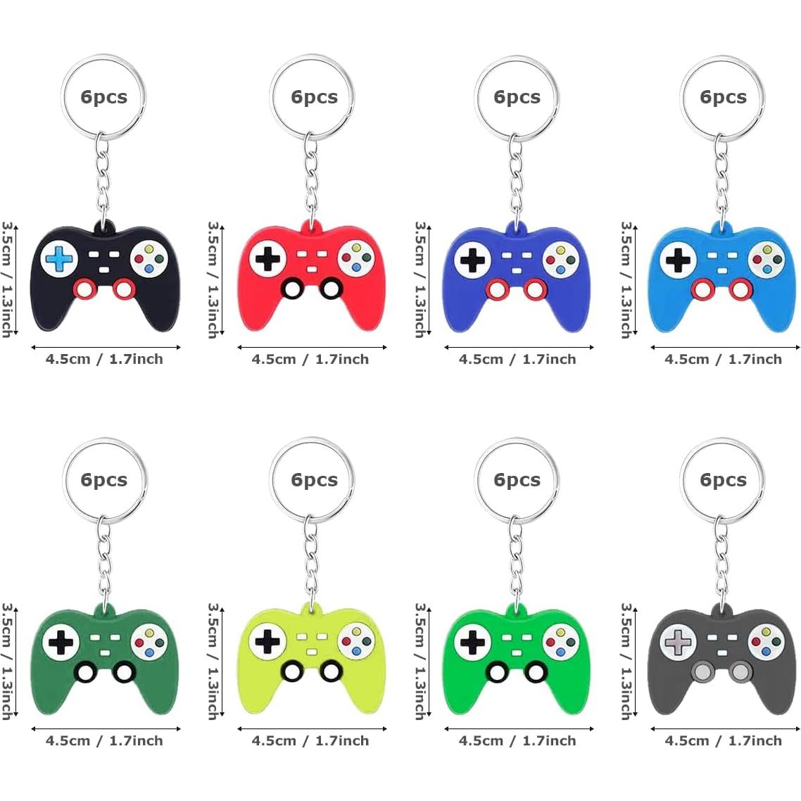 24 Llavero Mini Controlador de Juego EAEDMY - Fiesta Videojuegos