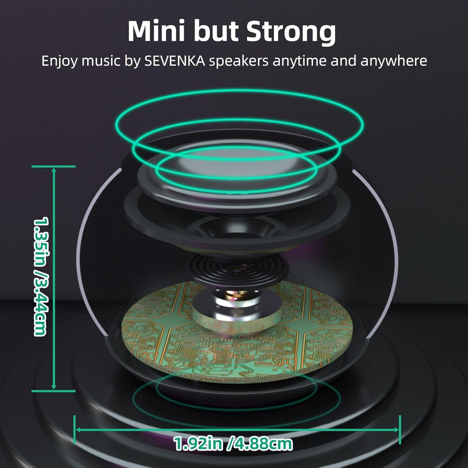 Altavoces Bluetooth Portátiles SEVENKA 2 Mini 3W Resistente al Agua