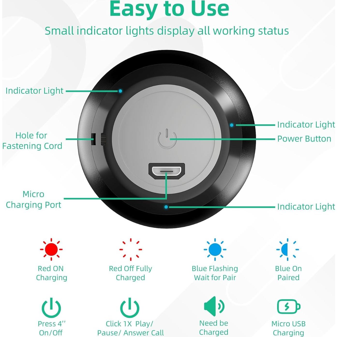 Altavoces Bluetooth Portátiles SEVENKA 2 Mini 3W Resistente al Agua