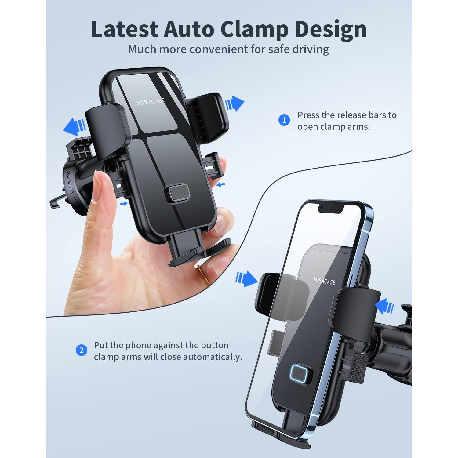 Soporte para Teléfono de Coche Miracase Universal Ajustable