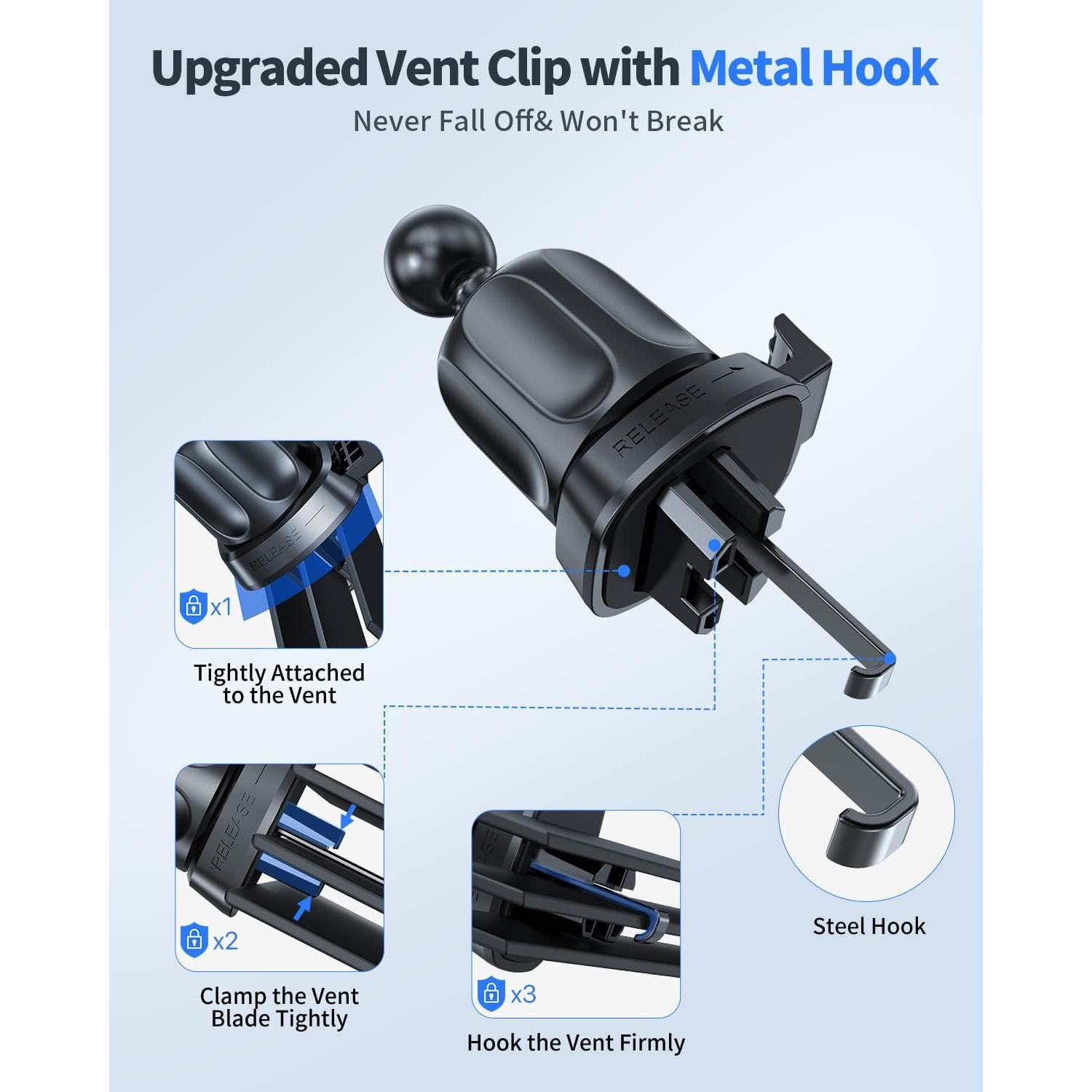 Soporte para Teléfono de Coche Miracase Universal Ajustable