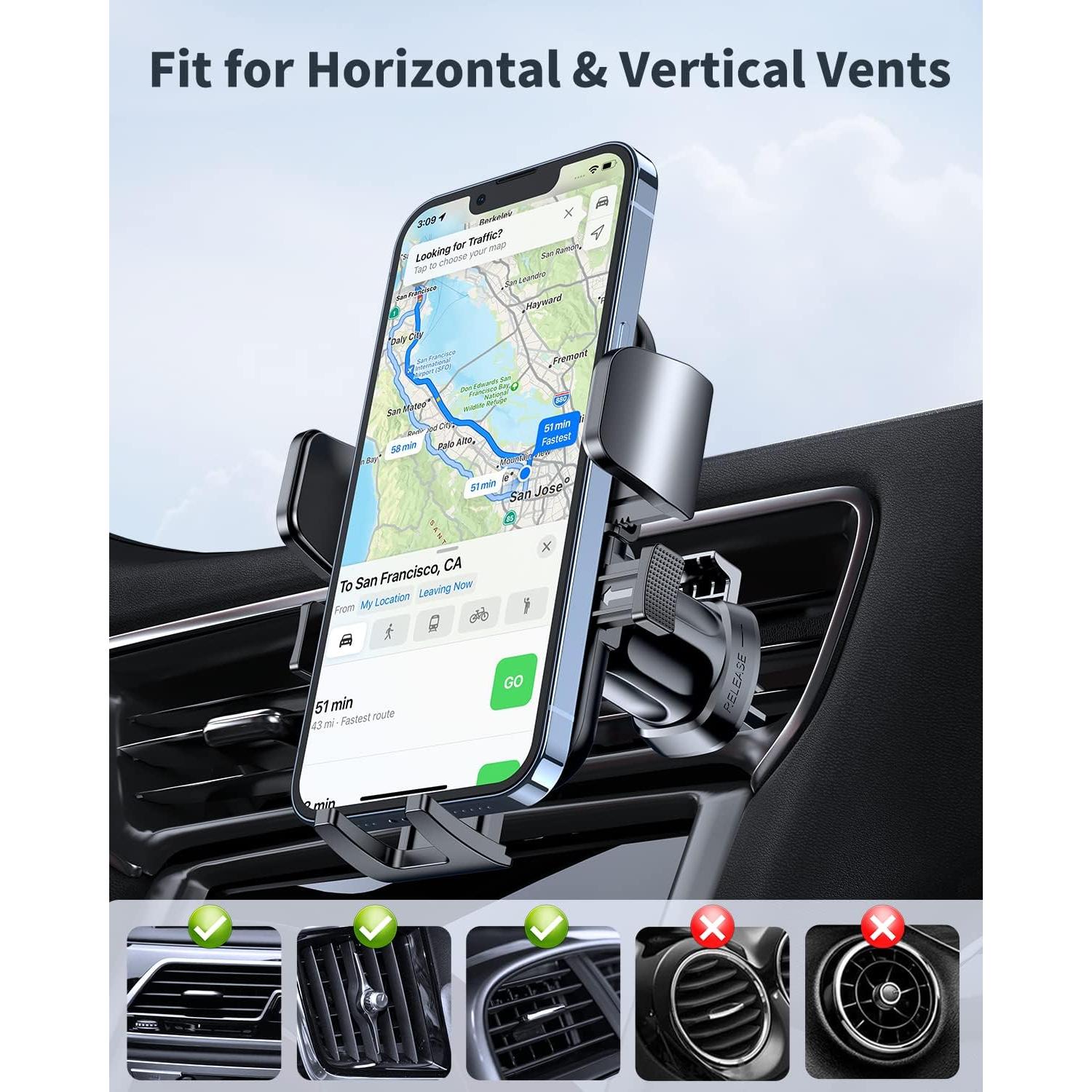 Soporte para Teléfono de Coche Miracase Universal Ajustable