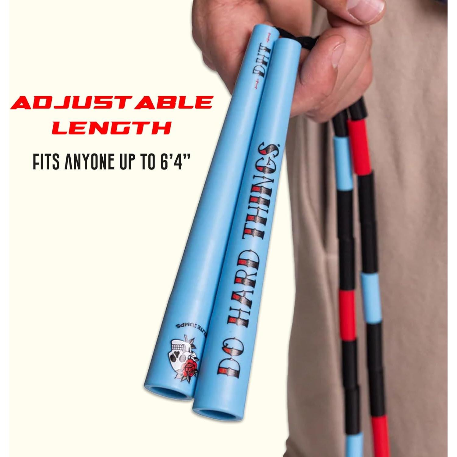 Cuerda de Saltar Elite Jumps Ajustable 3.05m con Perlas