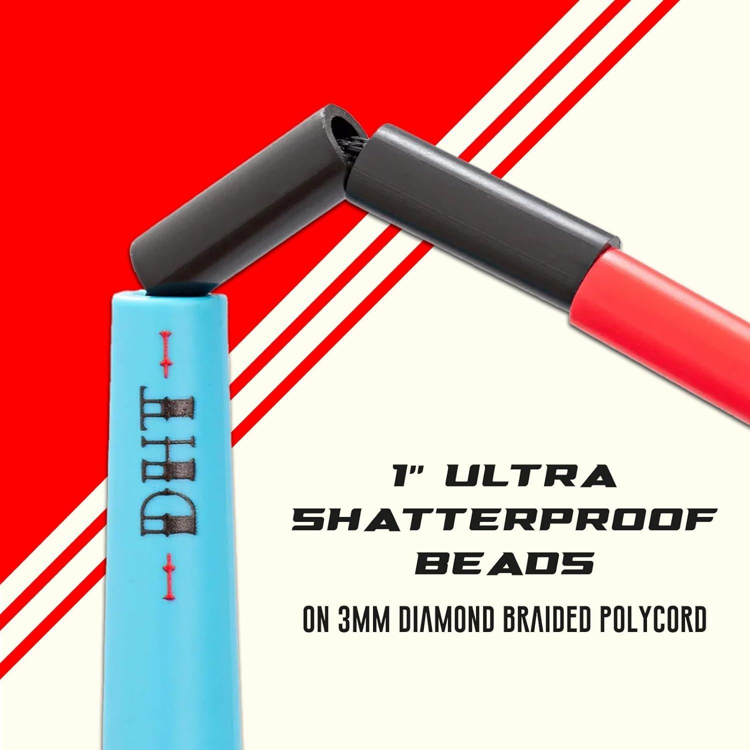 Cuerda de Saltar Elite Jumps Ajustable 3.05m con Perlas