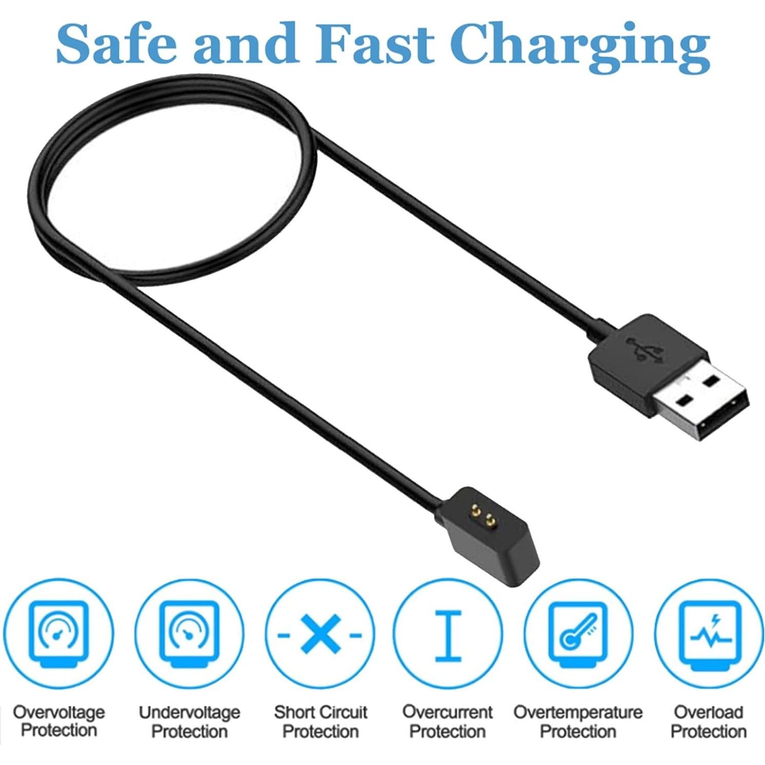 Cable de carga USB para Xiaomi Mi Band 8 - 60cm