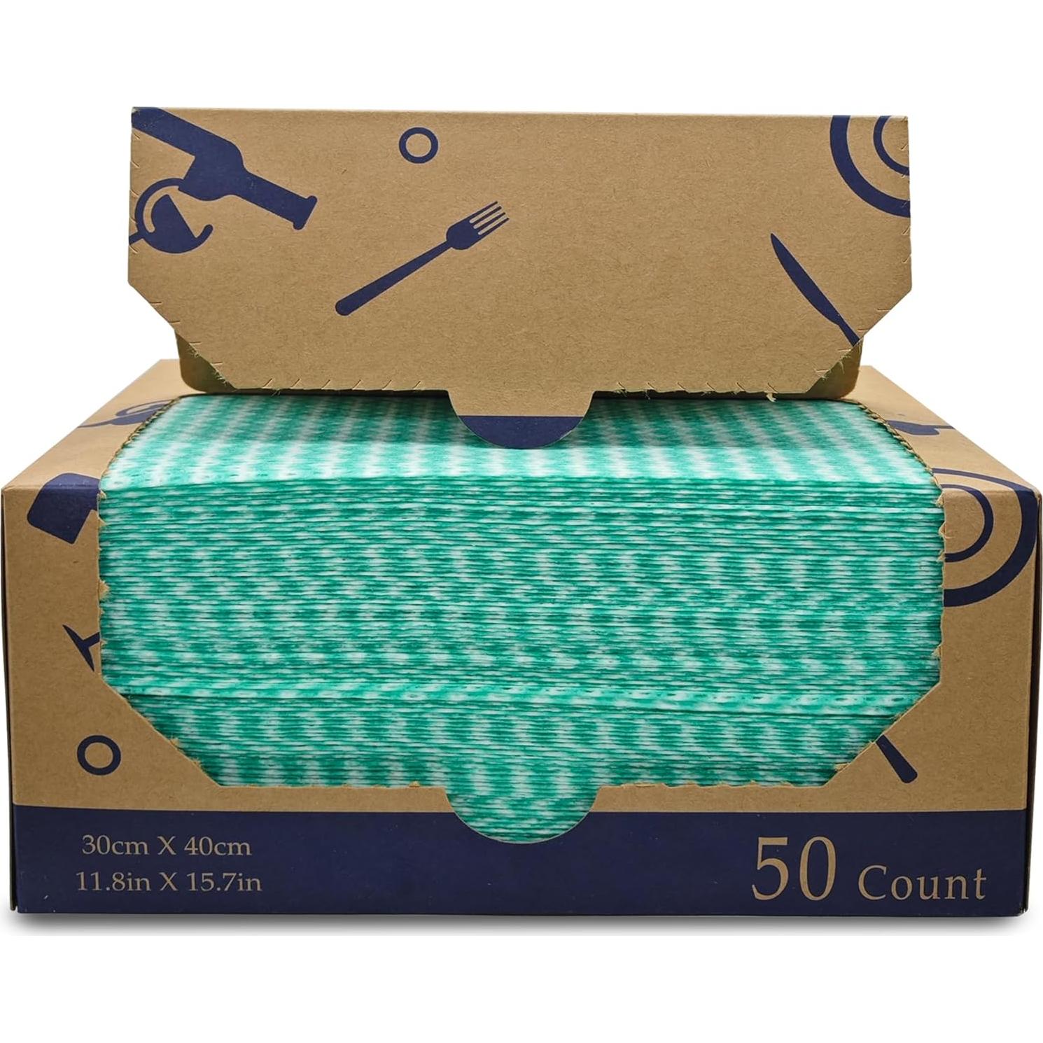 Toallitas de limpieza reutilizables Atitiope 50 piezas 30x40 cm