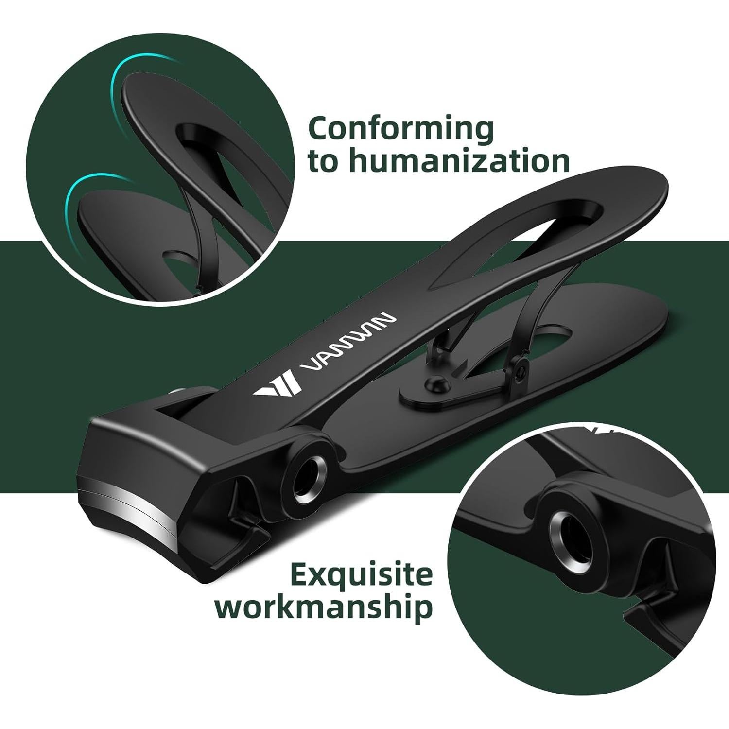 Cortauñas VANWIN para Uñas Gruesas con Cabeza Angulada